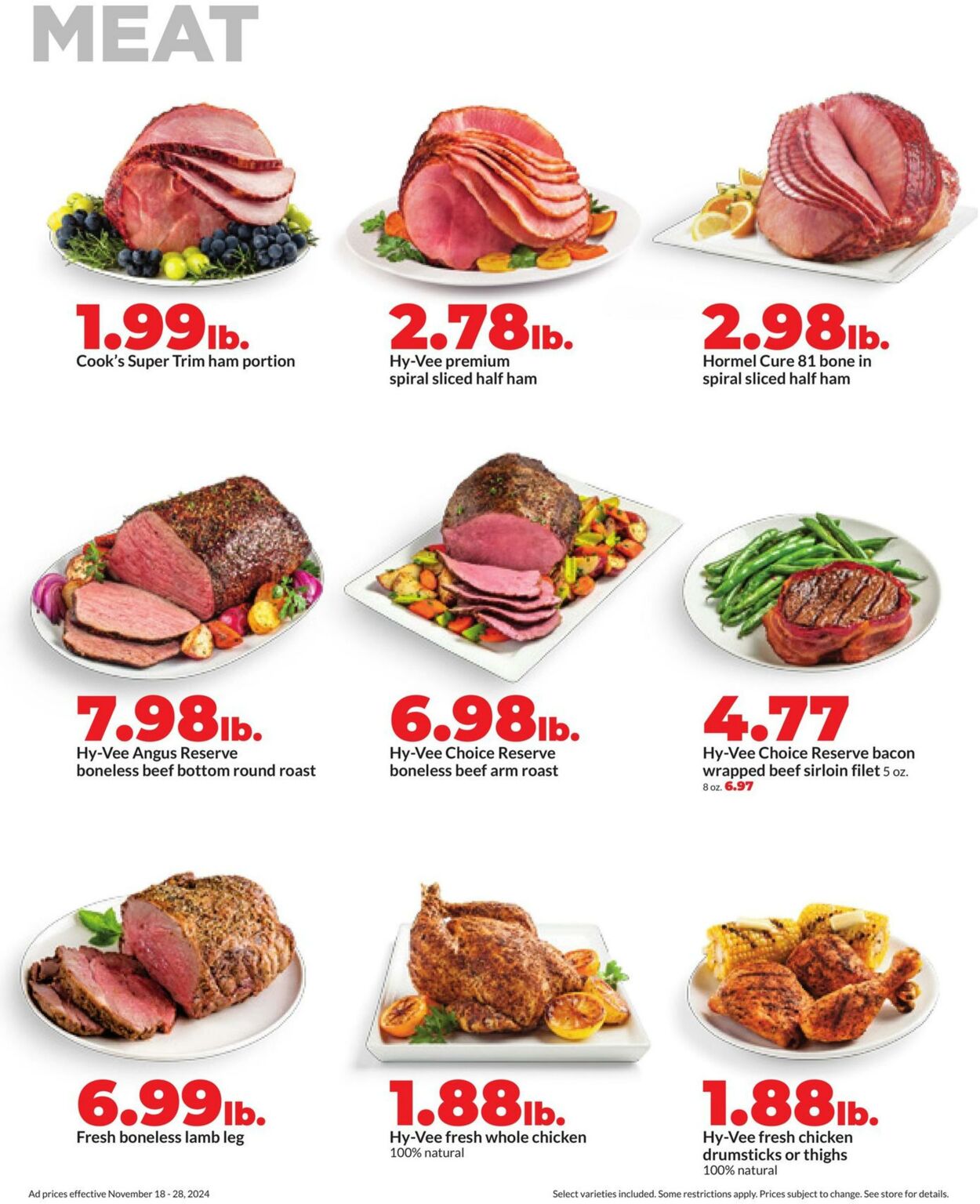 Weekly ad Hy-Vee 11/18/2024 - 11/28/2024