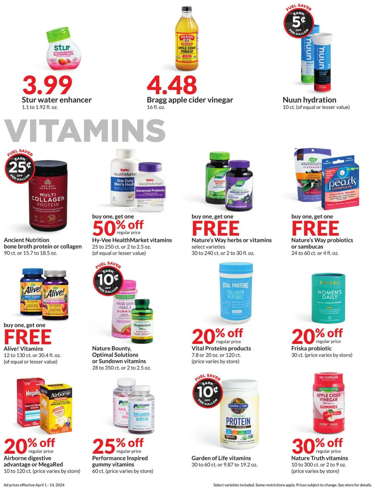 Weekly ad Hy-Vee 04/01/2024 - 04/14/2024