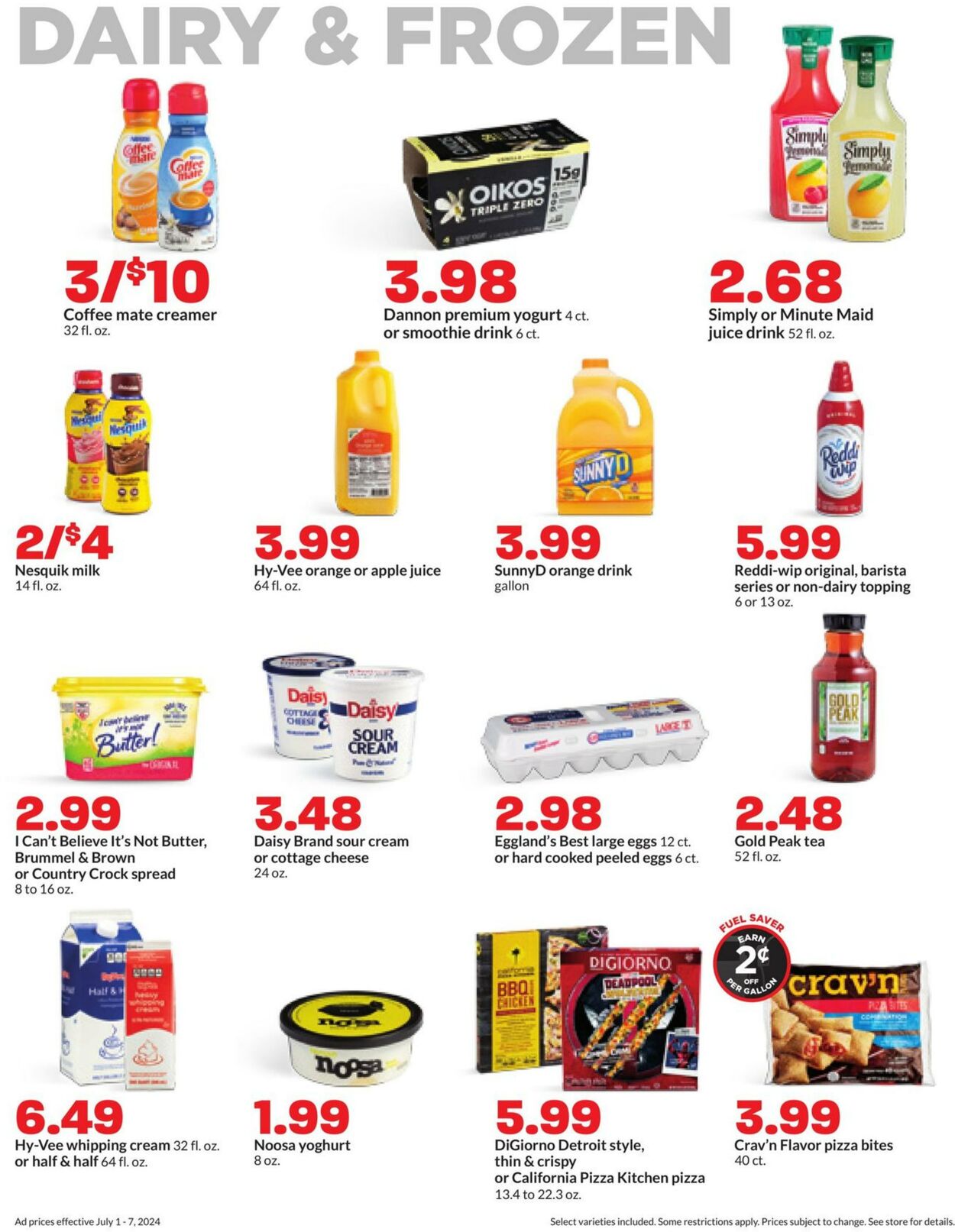 Weekly ad Hy-Vee 07/01/2024 - 07/07/2024