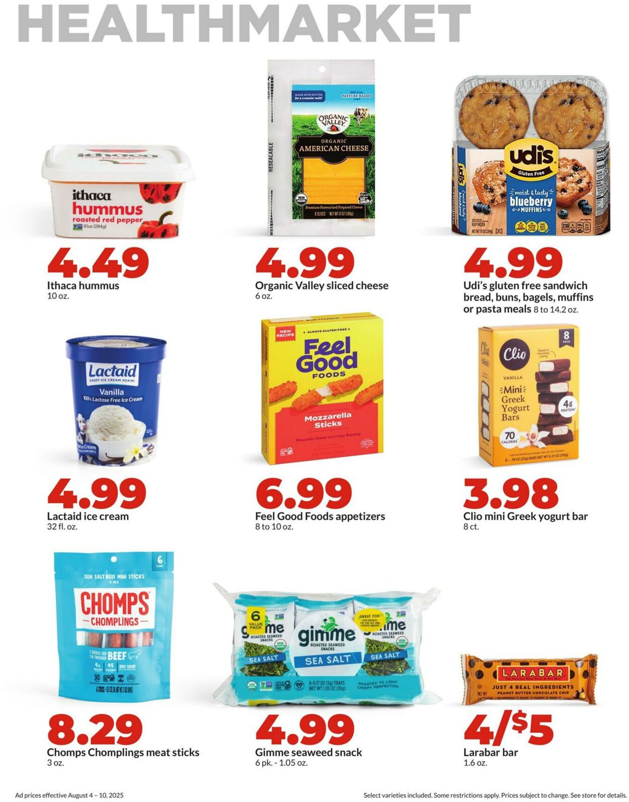 Weekly ad Hy-Vee 08/04/2025 - 08/10/2025