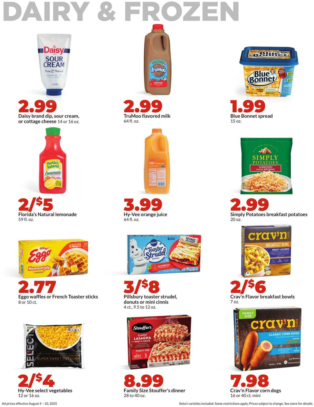 Weekly ad Hy-Vee 08/04/2025 - 08/10/2025