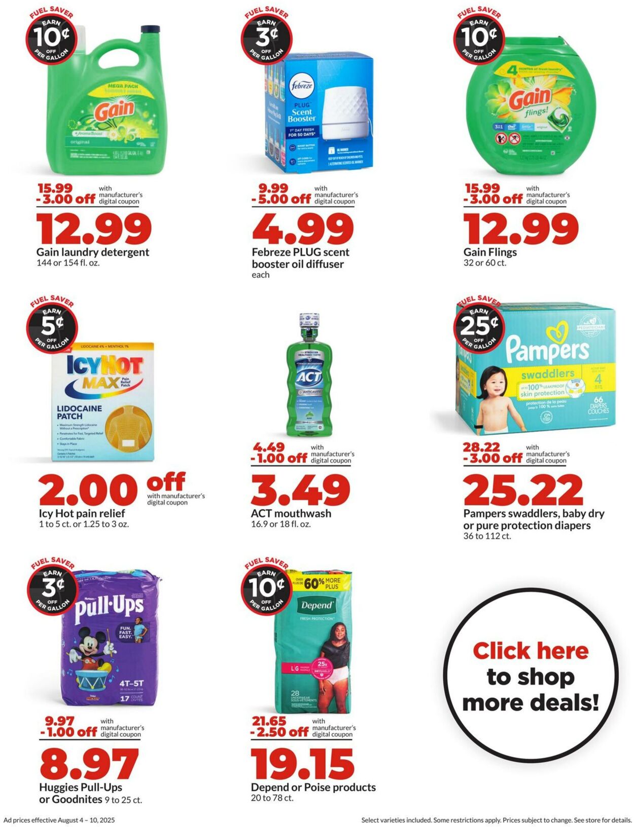 Weekly ad Hy-Vee 08/04/2025 - 08/10/2025