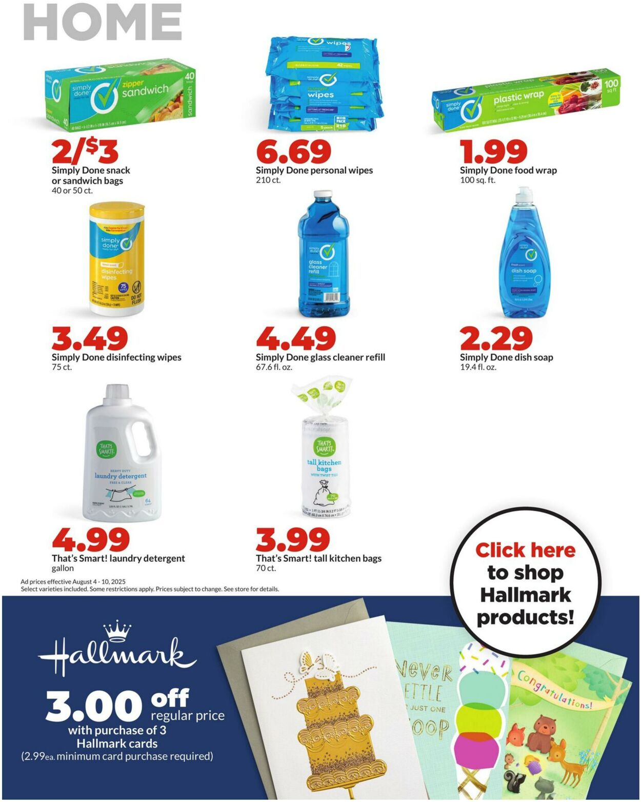 Weekly ad Hy-Vee 08/04/2025 - 08/10/2025