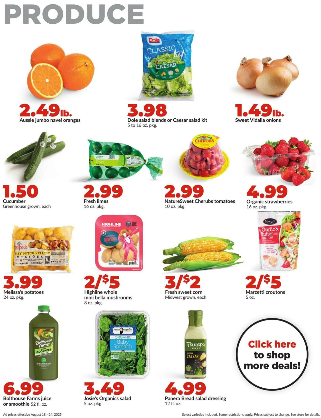 Weekly ad Hy-Vee 08/18/2025 - 08/24/2025
