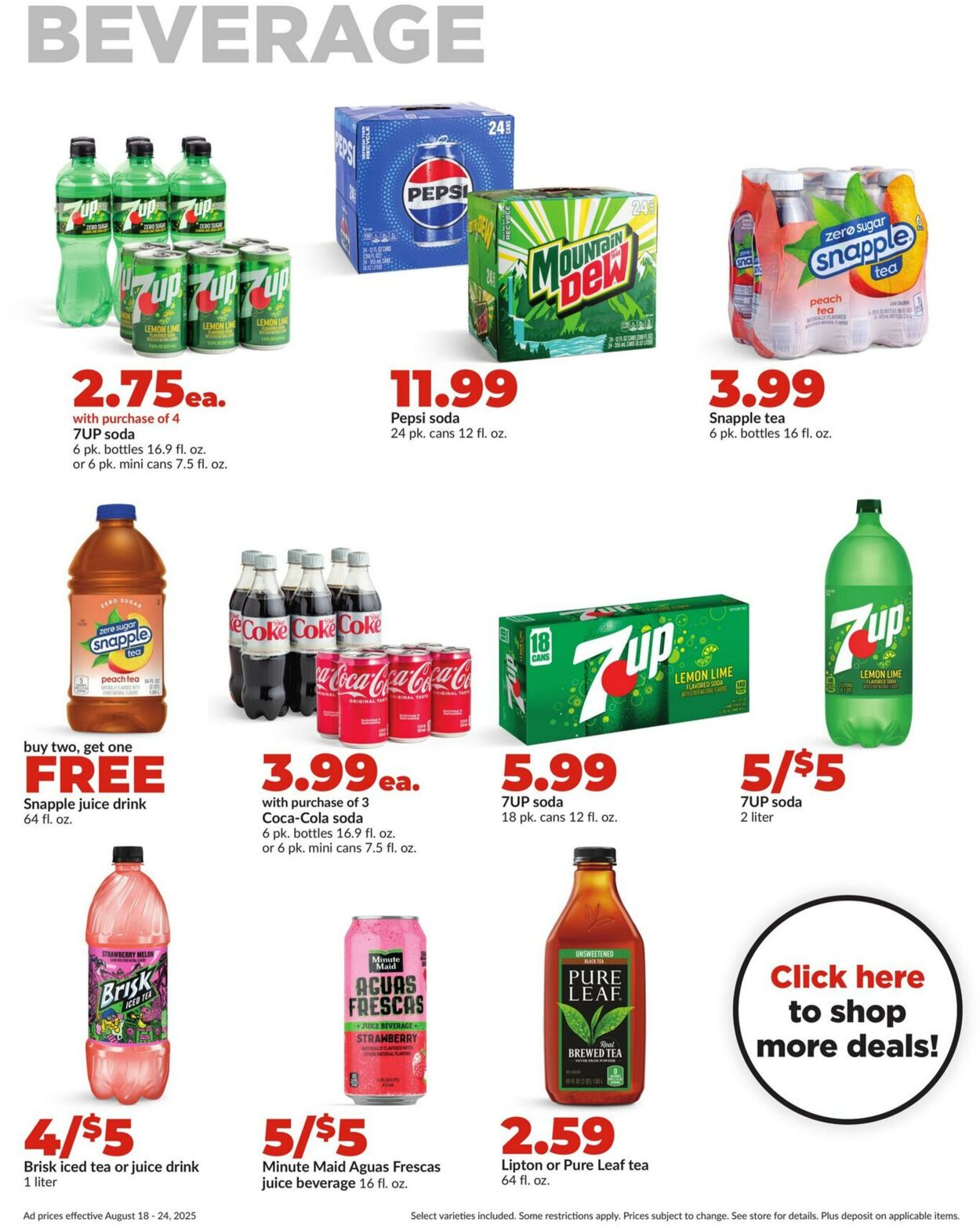 Weekly ad Hy-Vee 08/18/2025 - 08/24/2025