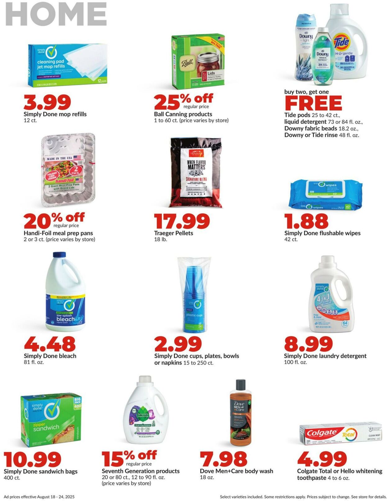 Weekly ad Hy-Vee 08/18/2025 - 08/24/2025