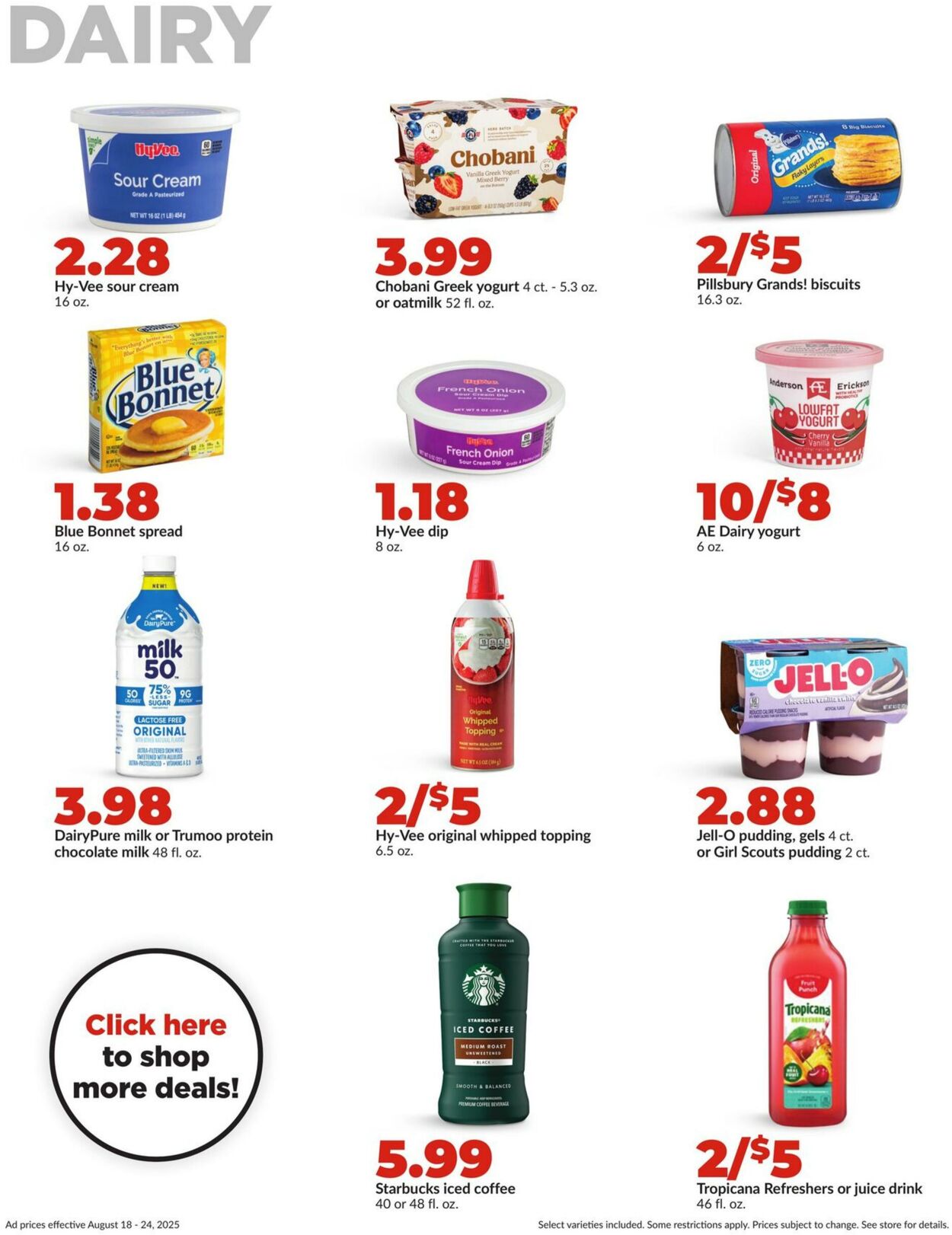 Weekly ad Hy-Vee 08/18/2025 - 08/24/2025