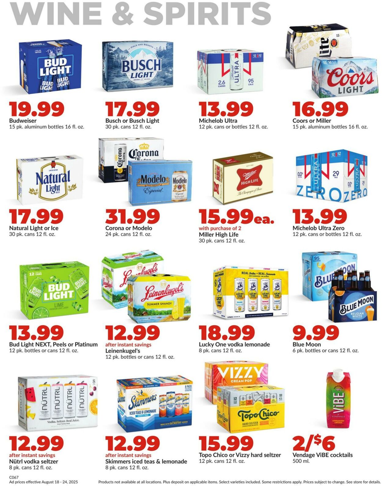 Weekly ad Hy-Vee 08/18/2025 - 08/24/2025