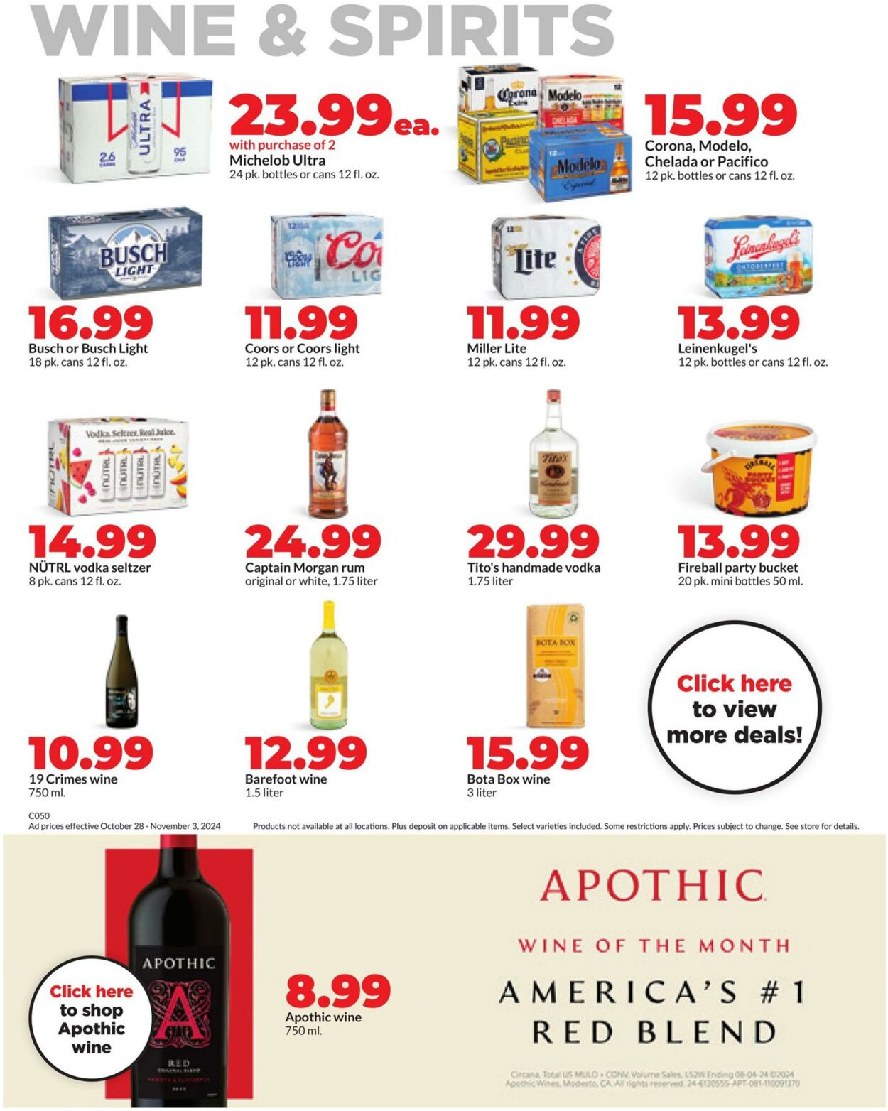 Weekly ad Hy-Vee 10/28/2024 - 11/03/2024