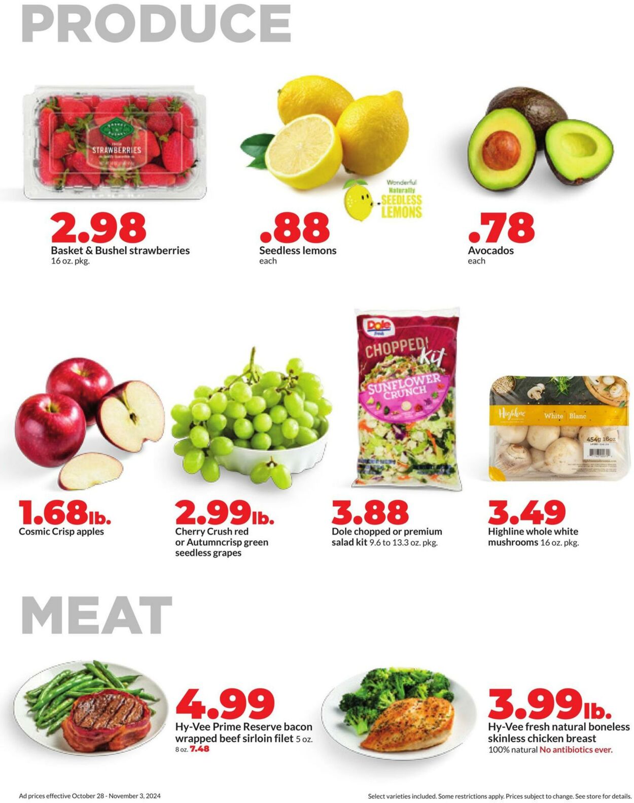 Weekly ad Hy-Vee 10/28/2024 - 11/03/2024