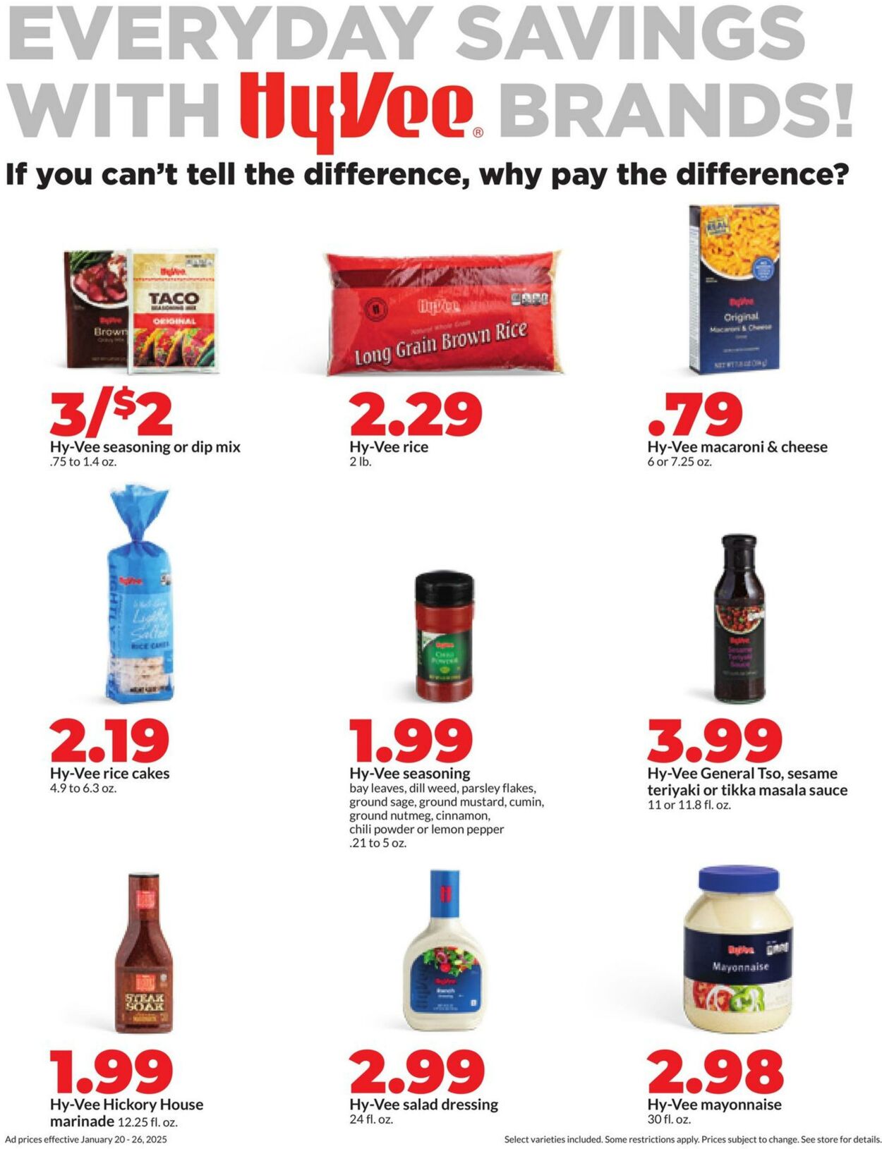 Weekly ad Hy-Vee 01/20/2025 - 01/26/2025