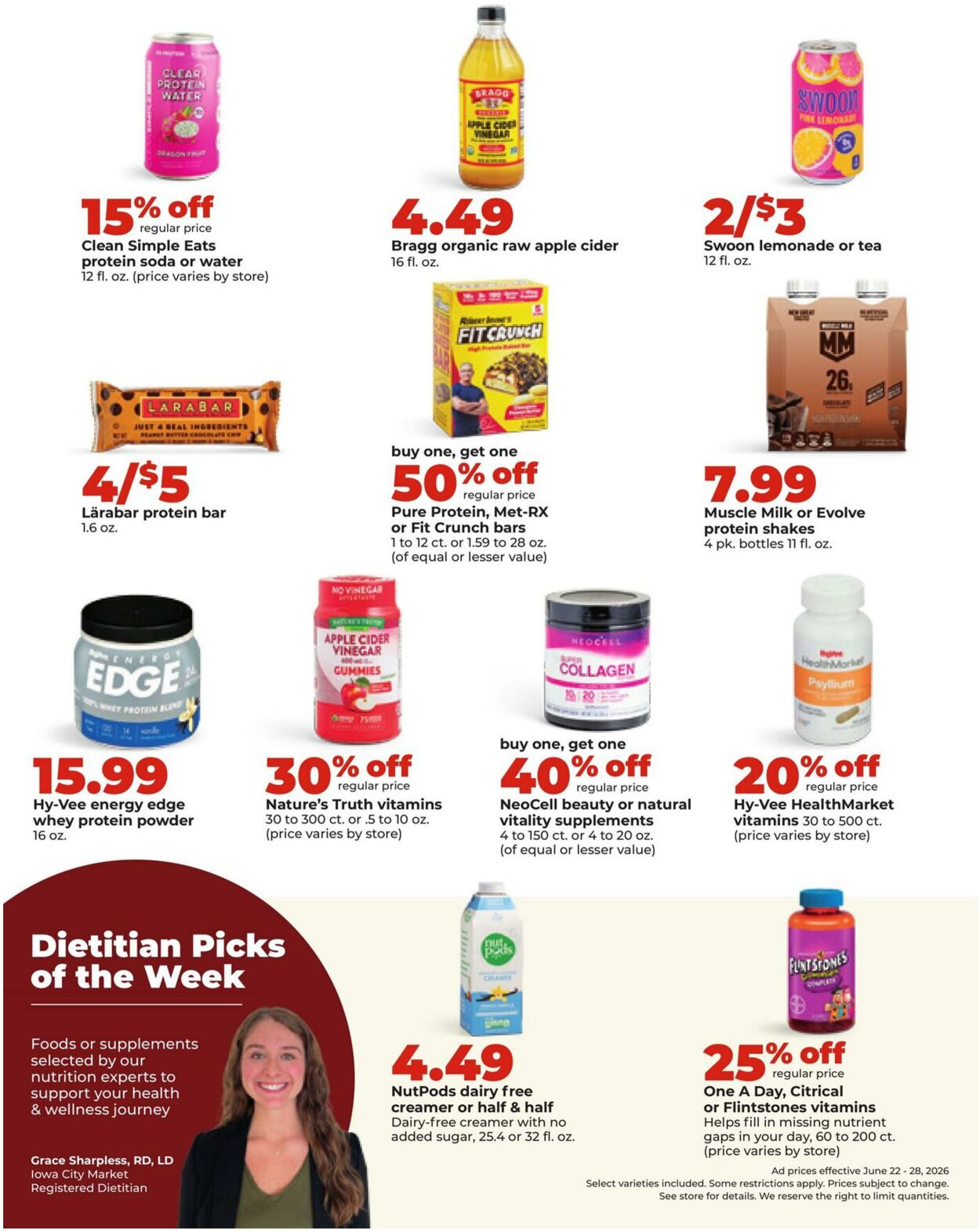 Weekly ad Hy-Vee 06/22/2026 - 06/28/2026