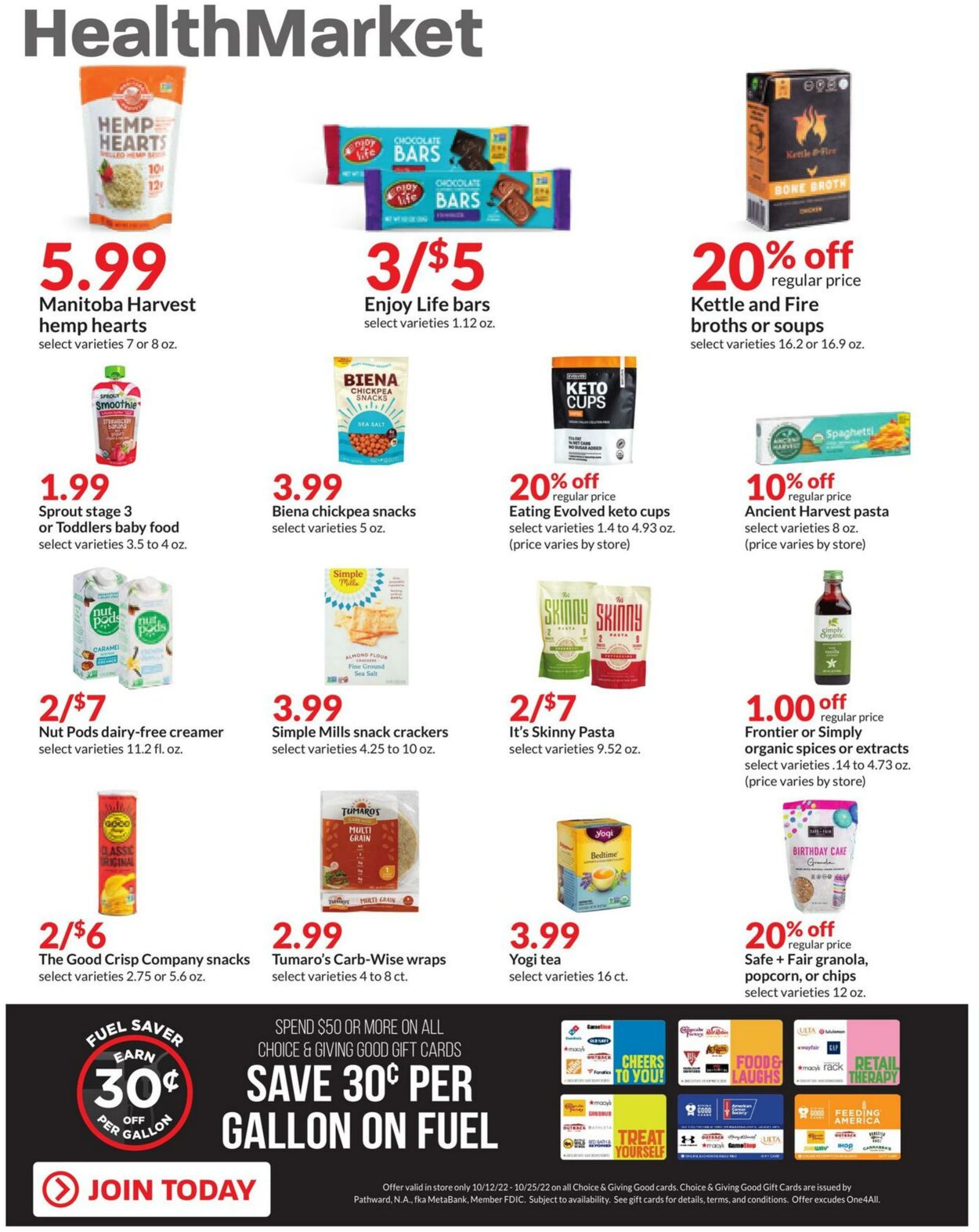 Weekly ad Hy-Vee 10/12/2022 - 10/18/2022