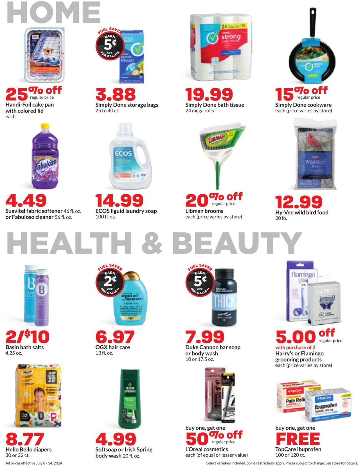 Weekly ad Hy-Vee 07/08/2024 - 07/14/2024