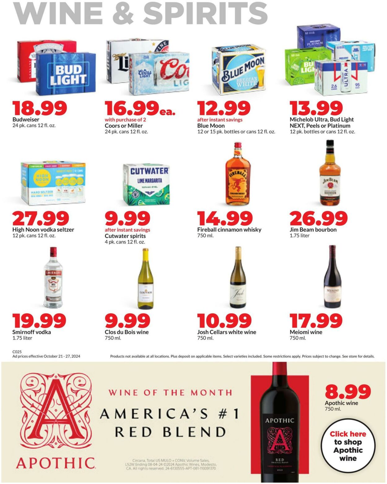 Weekly ad Hy-Vee 10/21/2024 - 10/27/2024