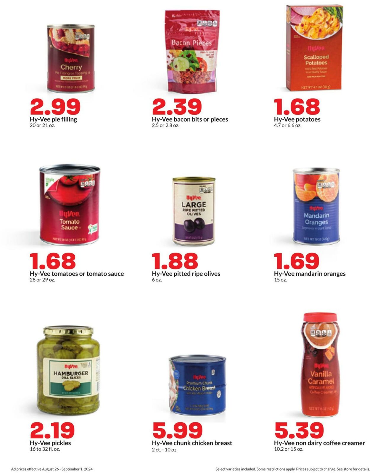 Weekly ad Hy-Vee 08/26/2024 - 09/01/2024