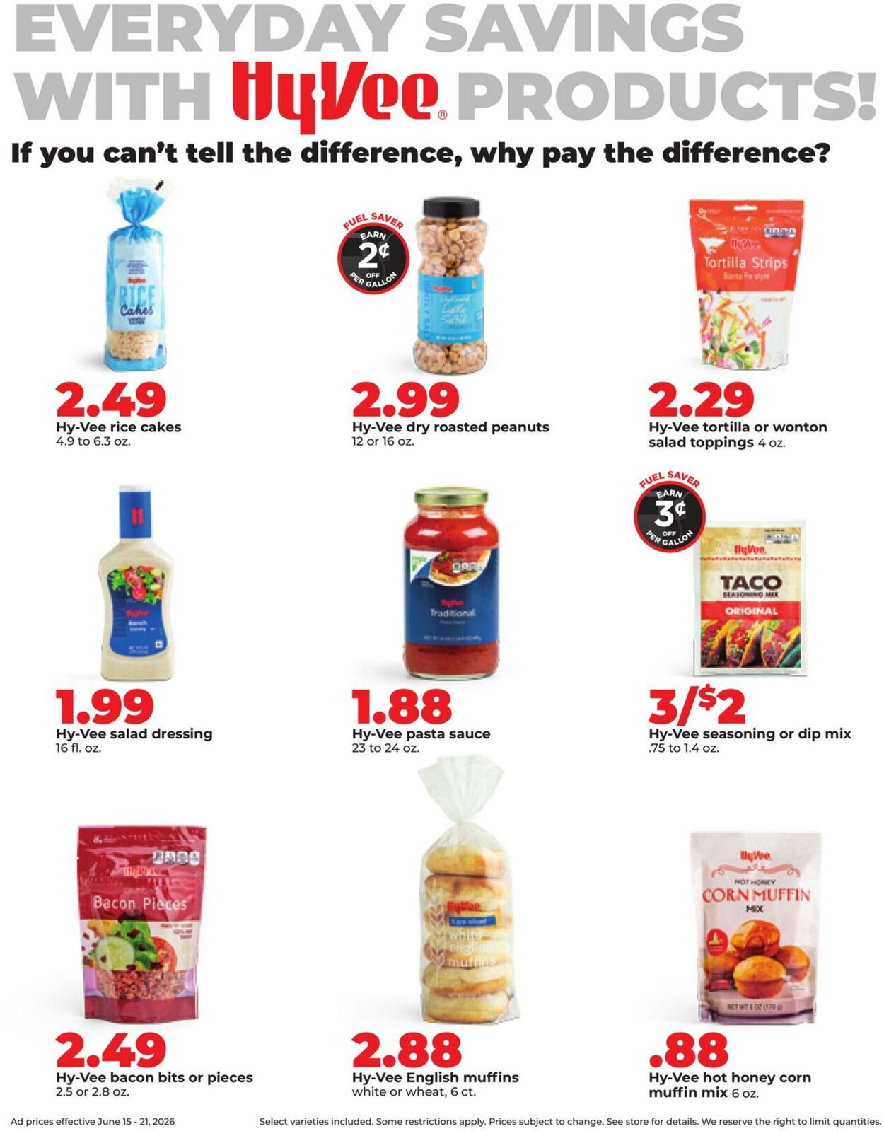 Weekly ad Hy-Vee 06/15/2026 - 06/21/2026