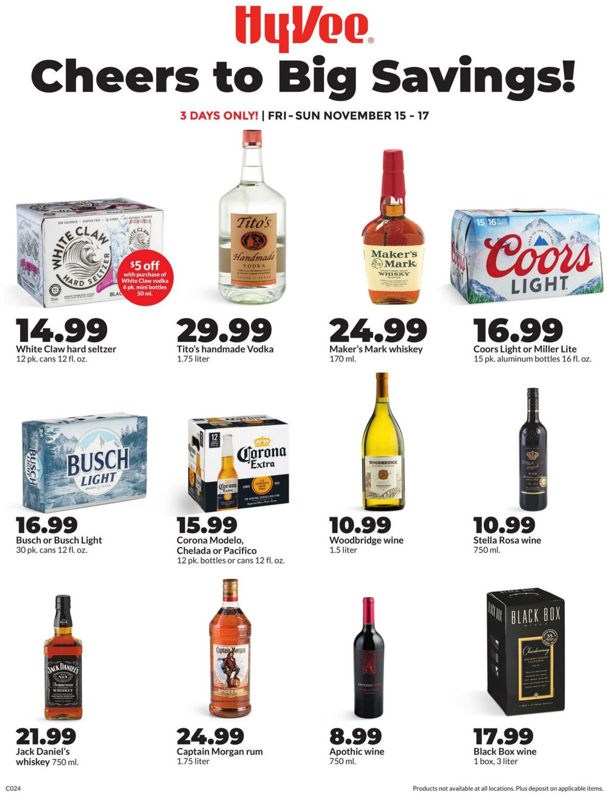 Weekly ad Hy-Vee 11/15/2024 - 11/17/2024