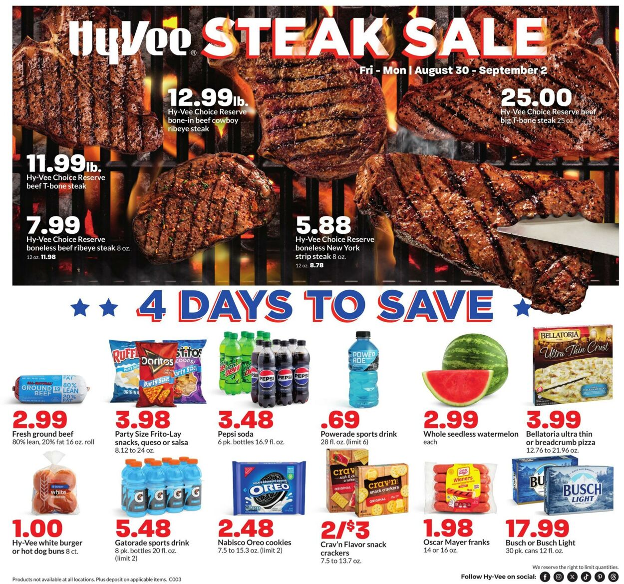 Weekly ad Hy-Vee 08/30/2024 - 09/02/2024