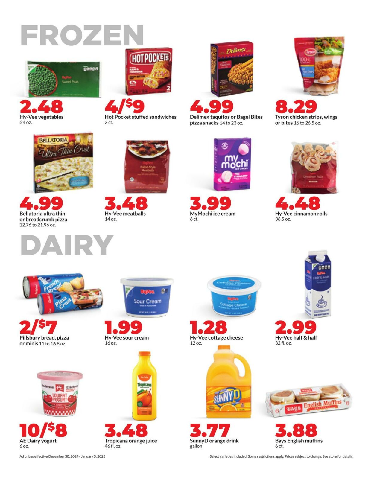 Weekly ad Hy-Vee 12/30/2024 - 01/07/2025