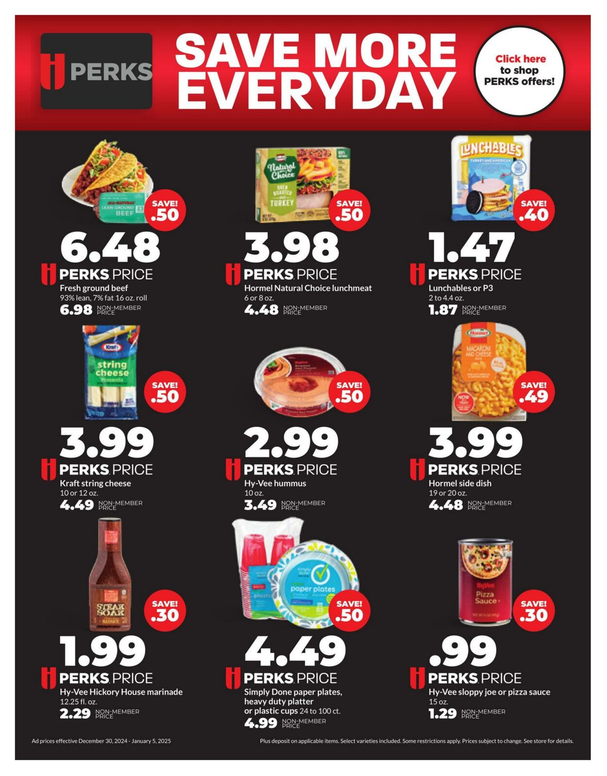 Weekly ad Hy-Vee 12/30/2024 - 01/07/2025