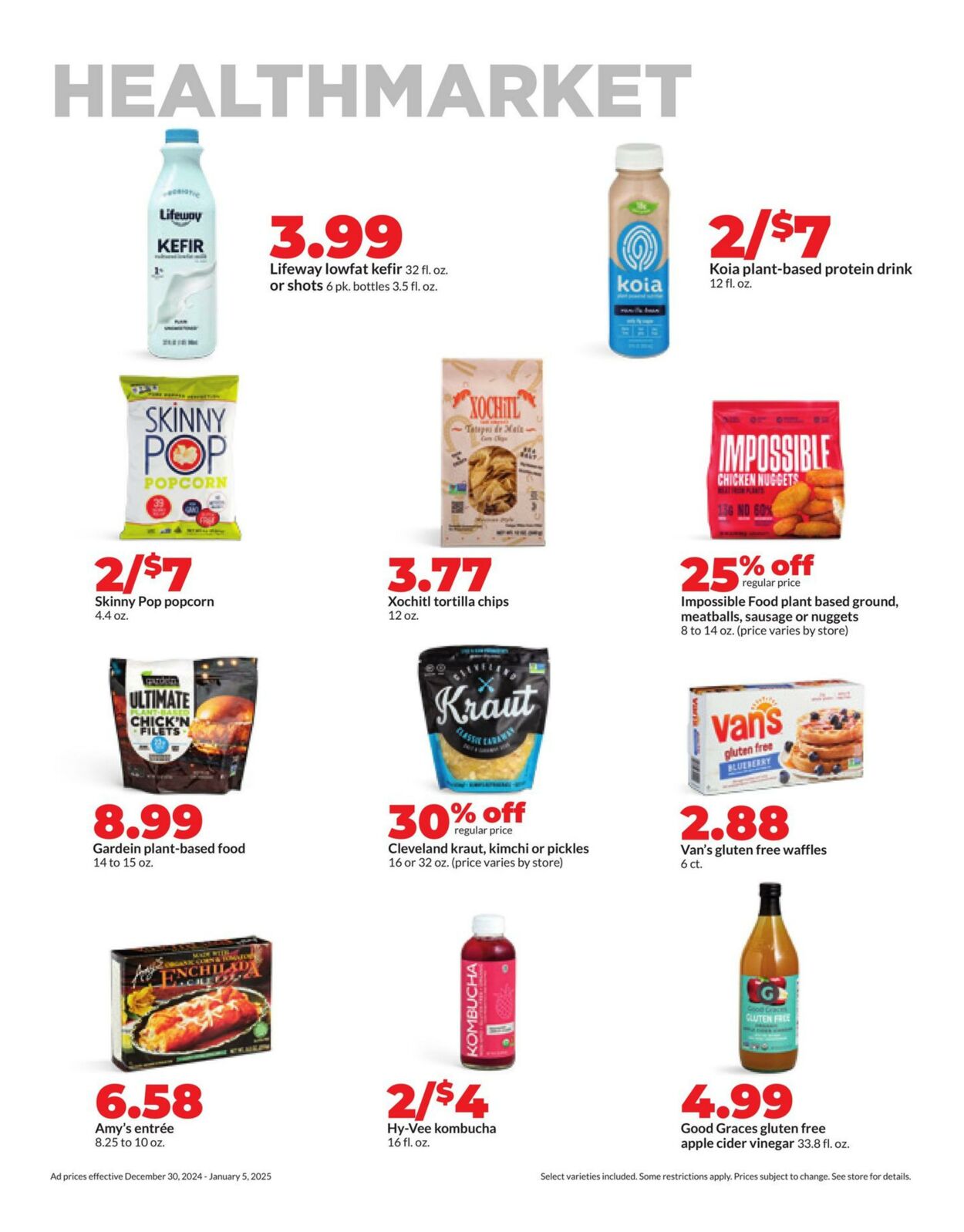 Weekly ad Hy-Vee 12/30/2024 - 01/07/2025