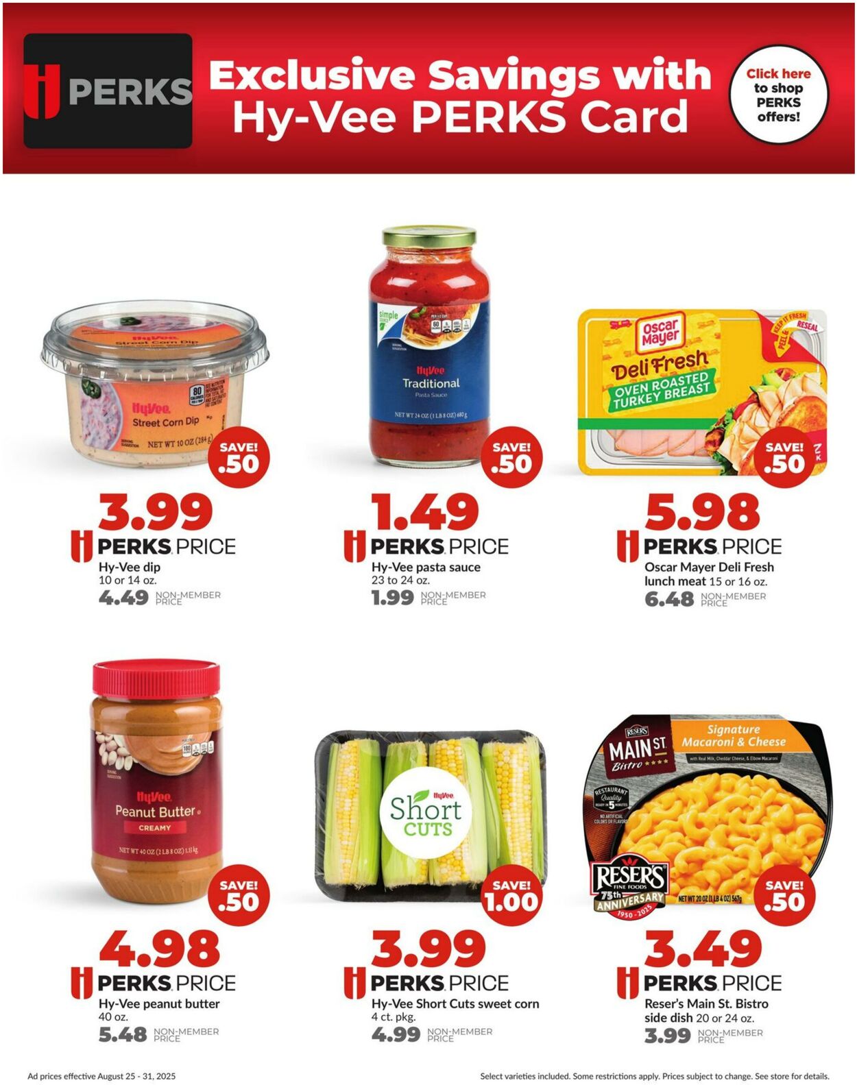 Weekly ad Hy-Vee 08/25/2025 - 08/31/2025