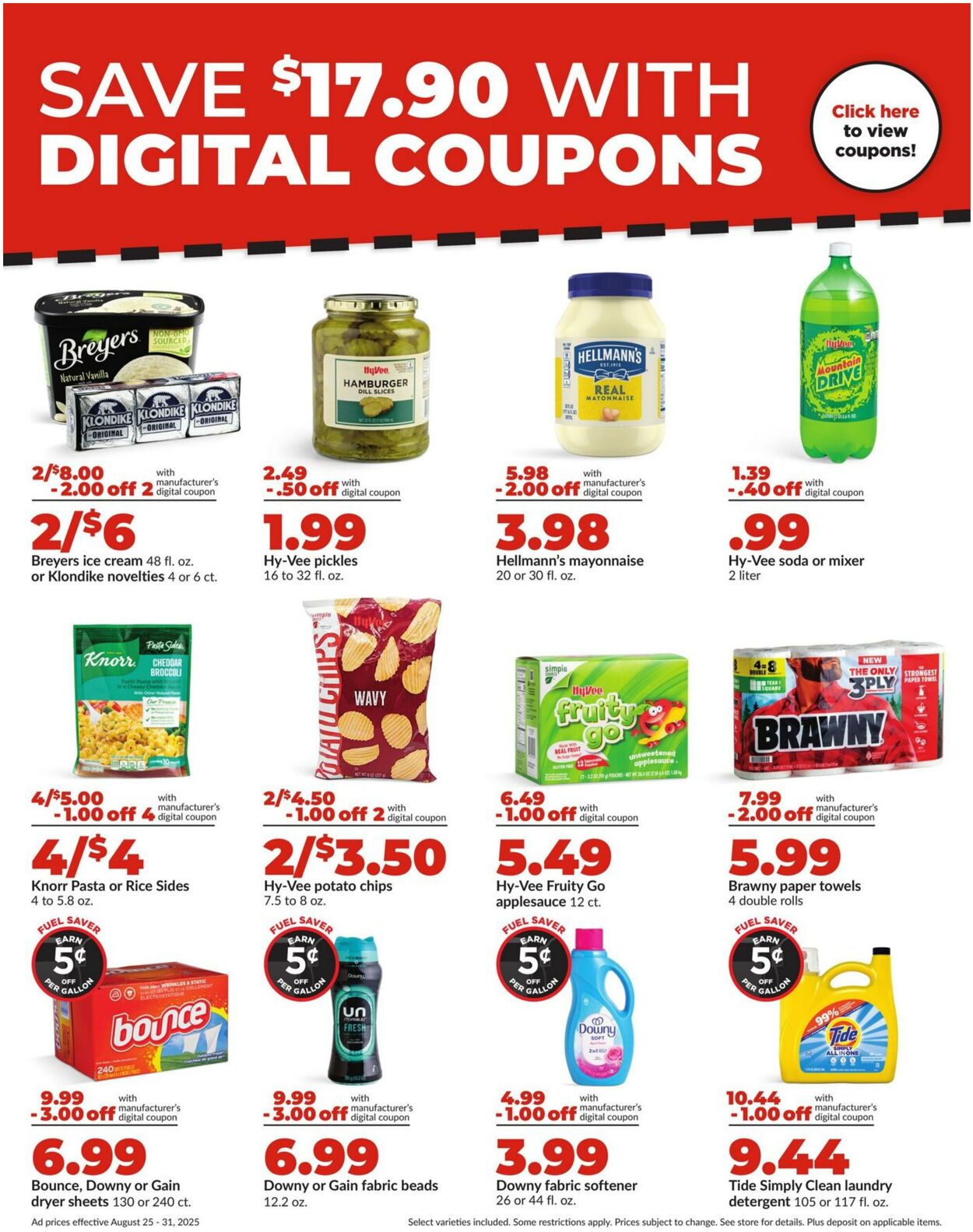 Weekly ad Hy-Vee 08/25/2025 - 08/31/2025