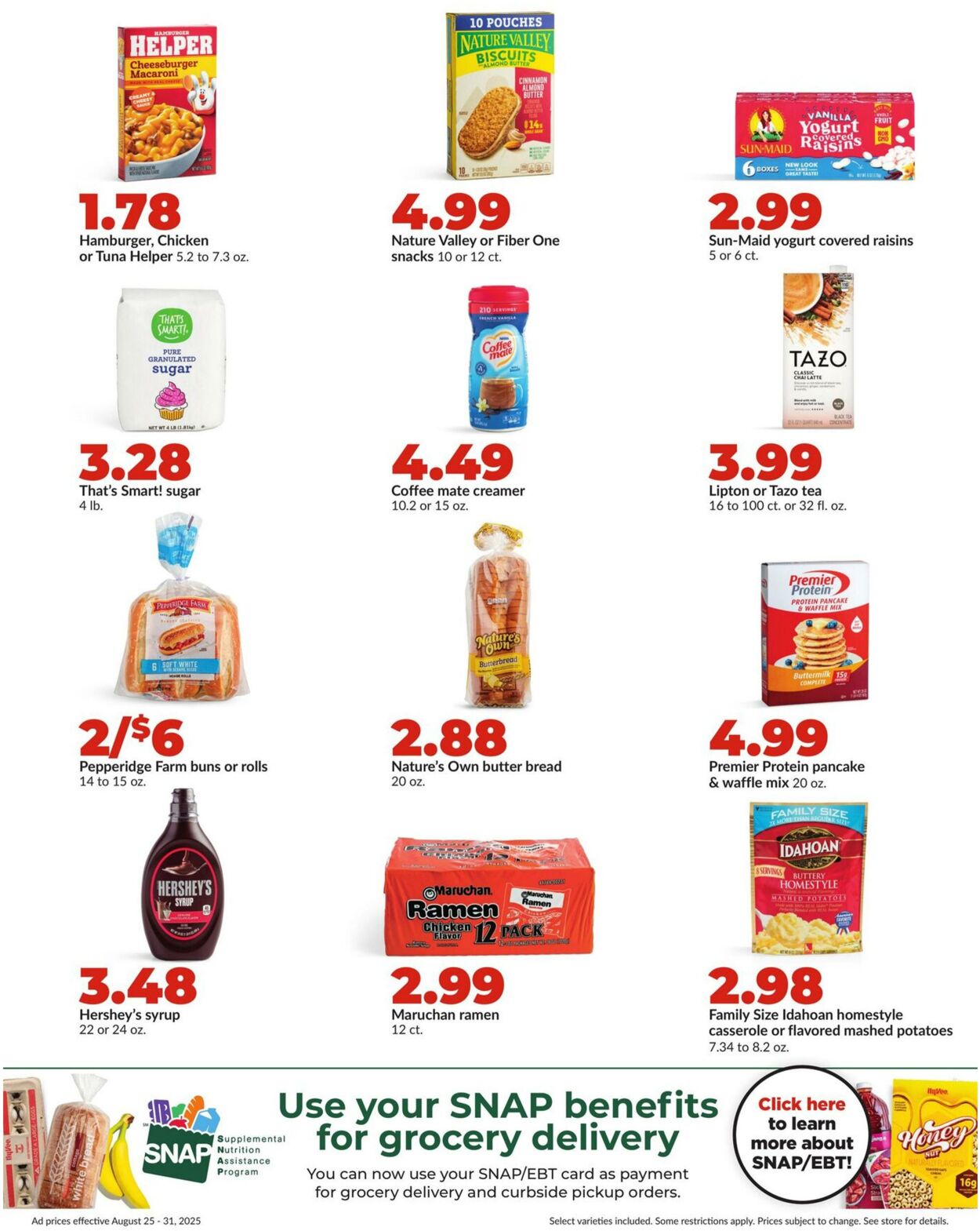 Weekly ad Hy-Vee 08/25/2025 - 08/31/2025