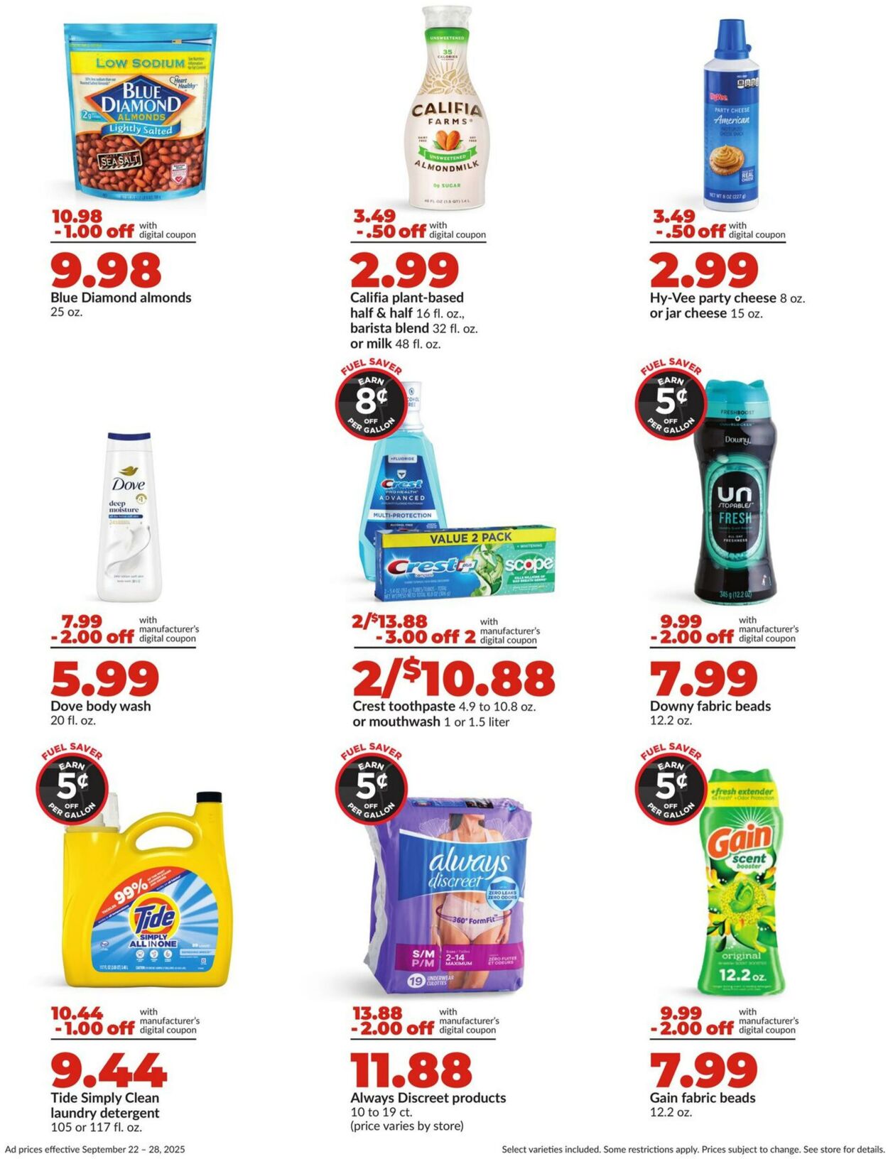 Weekly ad Hy-Vee 09/22/2025 - 09/28/2025