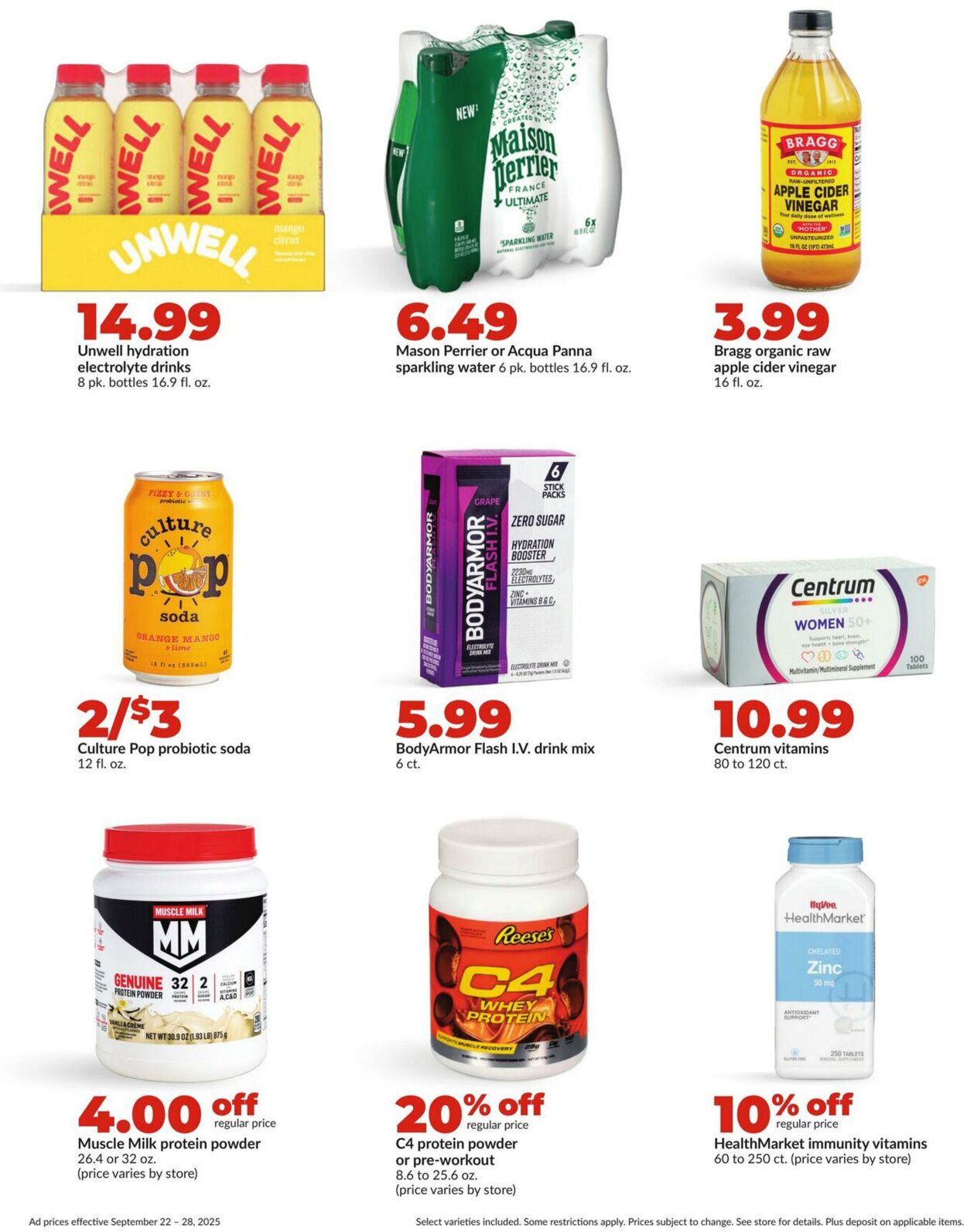 Weekly ad Hy-Vee 09/22/2025 - 09/28/2025