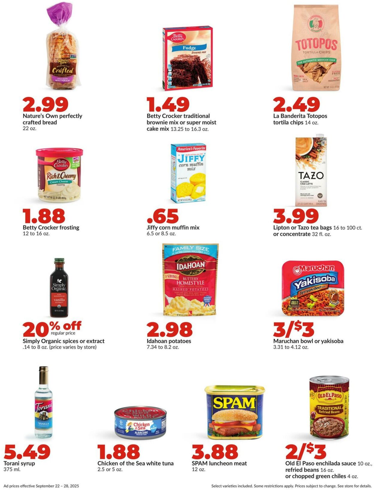 Weekly ad Hy-Vee 09/22/2025 - 09/28/2025