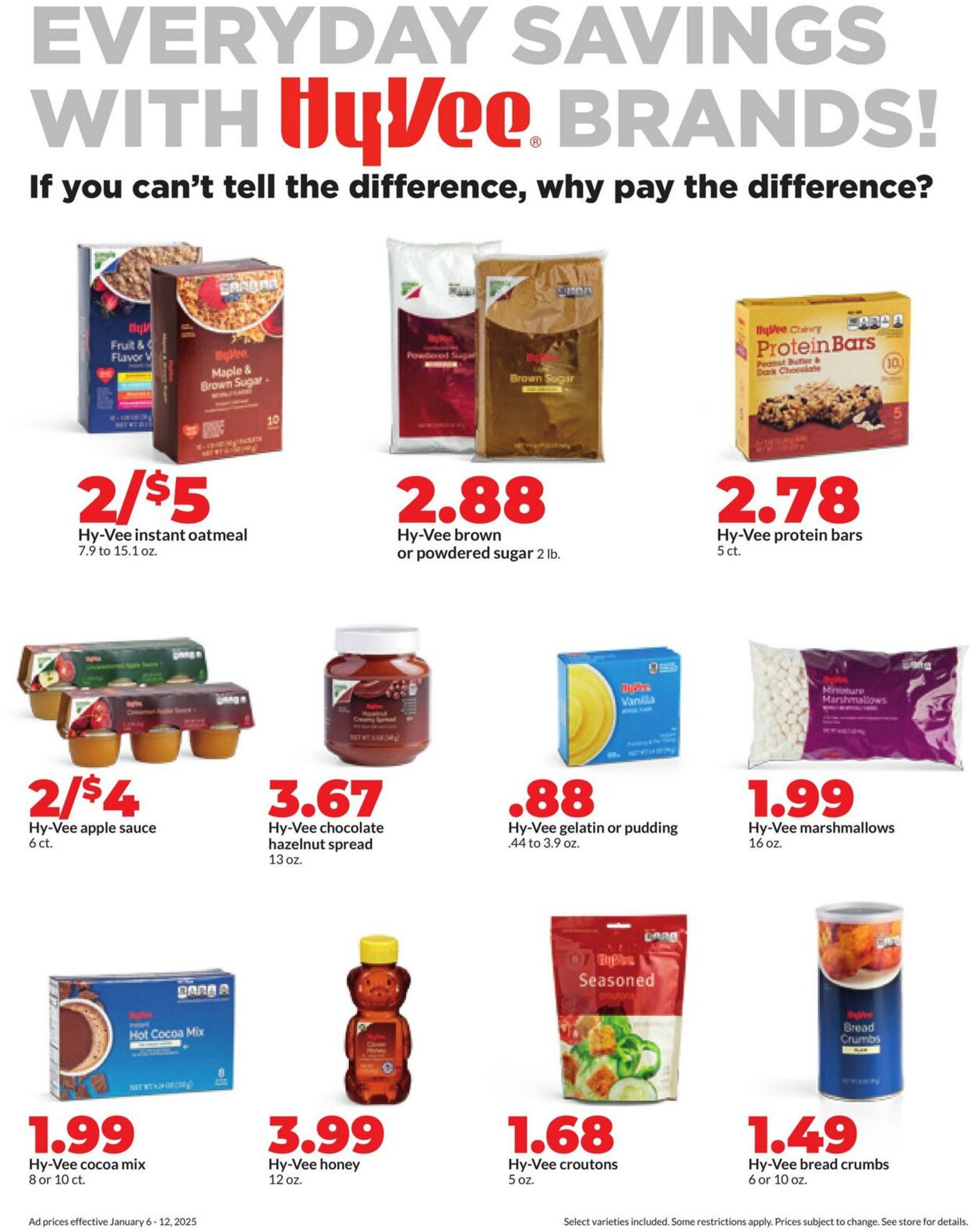 Weekly ad Hy-Vee 01/06/2025 - 01/12/2025