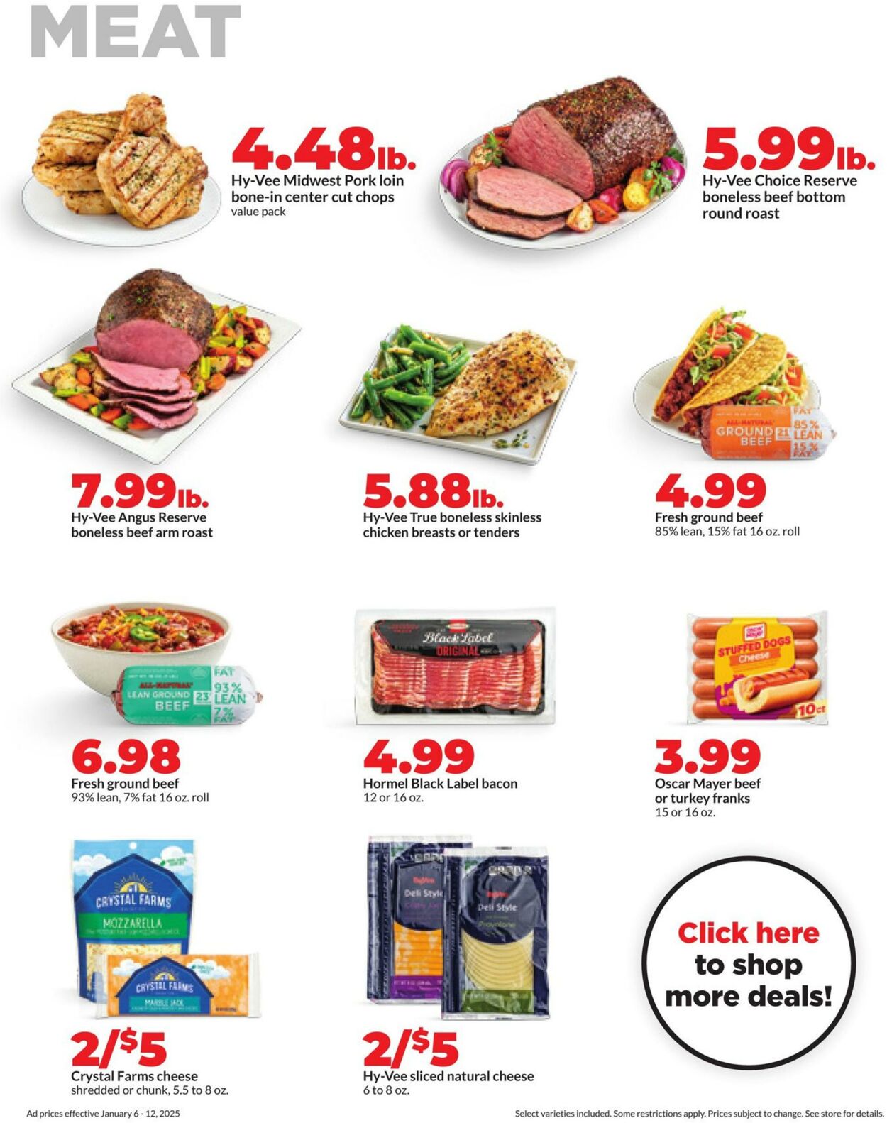 Weekly ad Hy-Vee 01/06/2025 - 01/12/2025