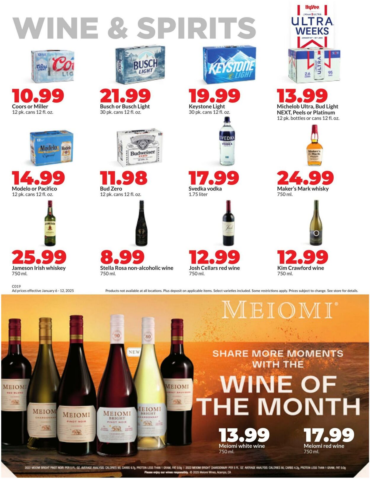 Weekly ad Hy-Vee 01/06/2025 - 01/12/2025