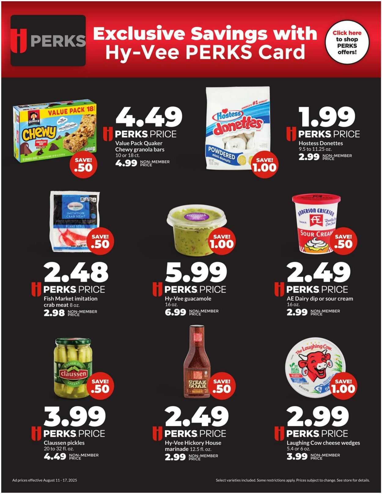 Weekly ad Hy-Vee 08/11/2025 - 08/17/2025