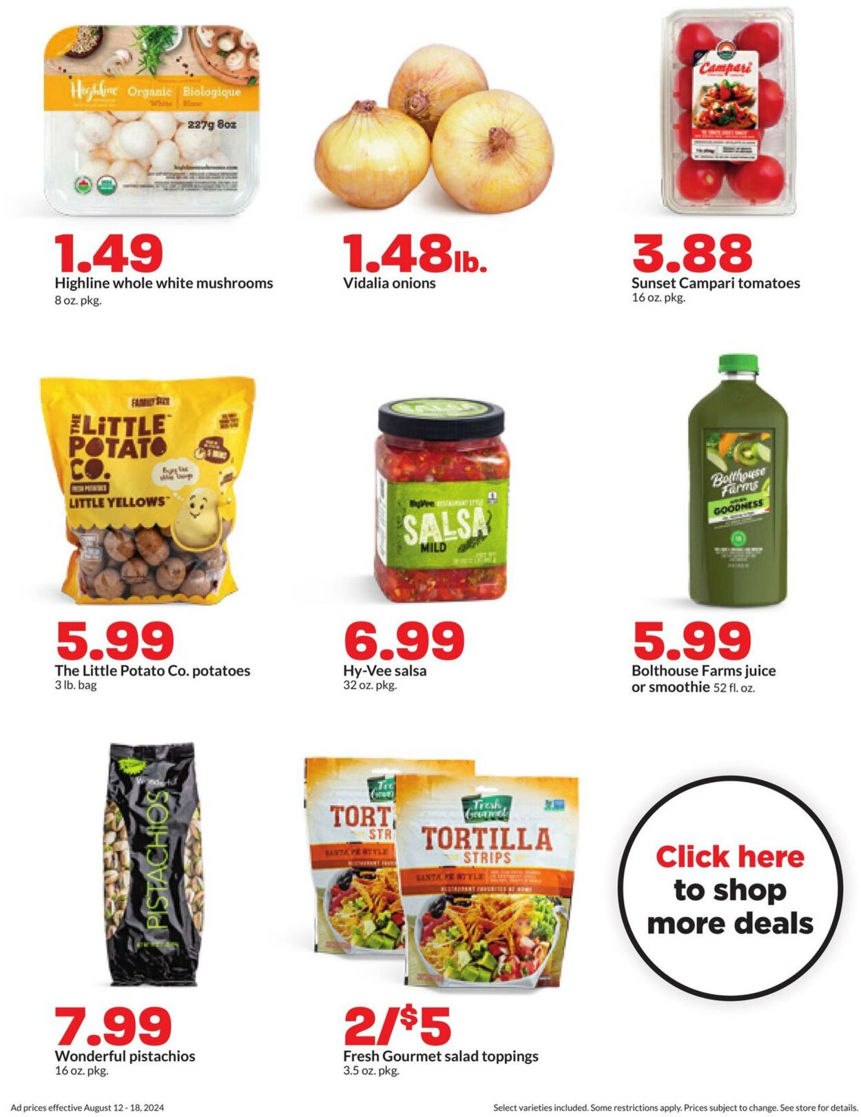 Weekly ad Hy-Vee 08/12/2024 - 08/18/2024