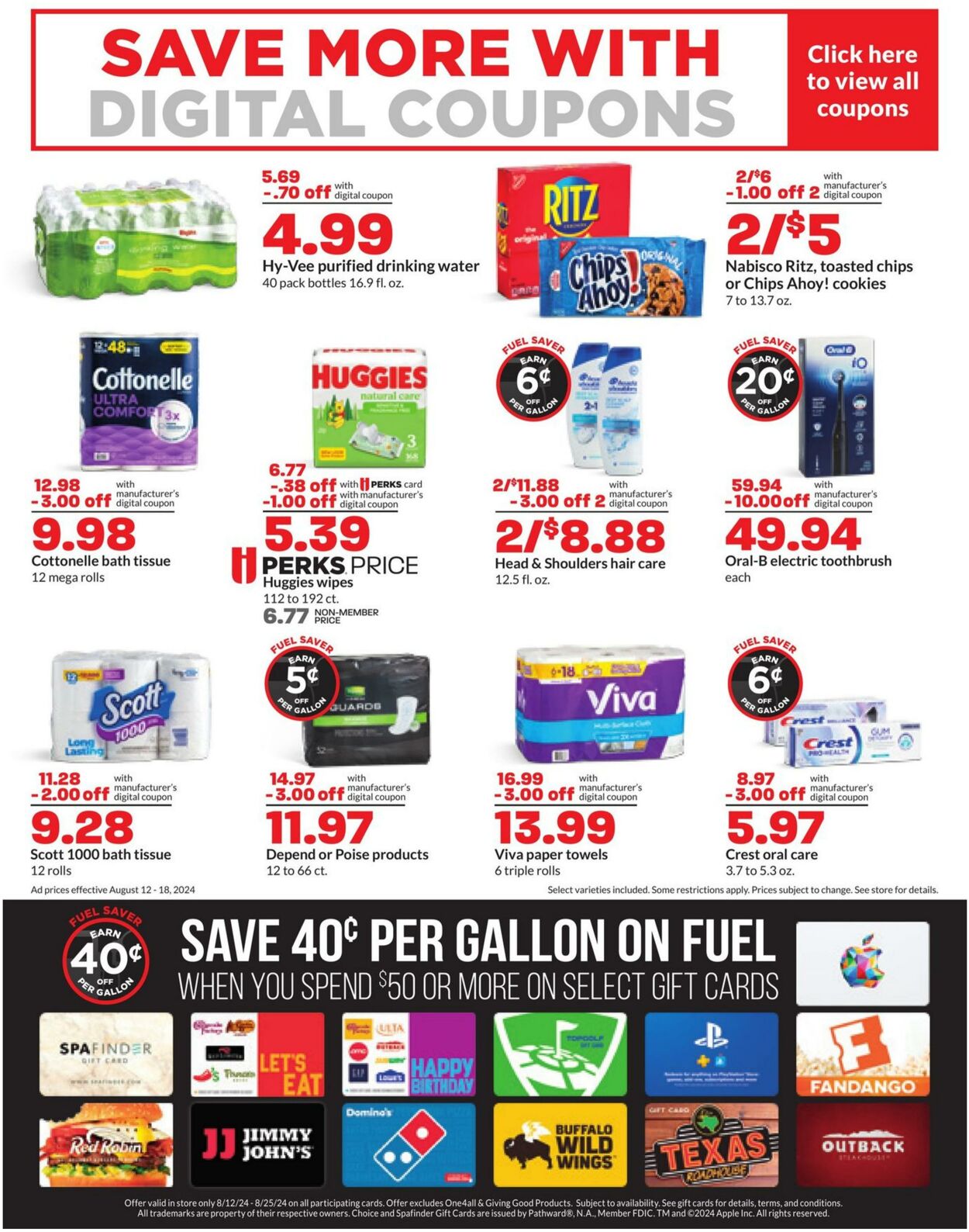 Weekly ad Hy-Vee 08/12/2024 - 08/18/2024