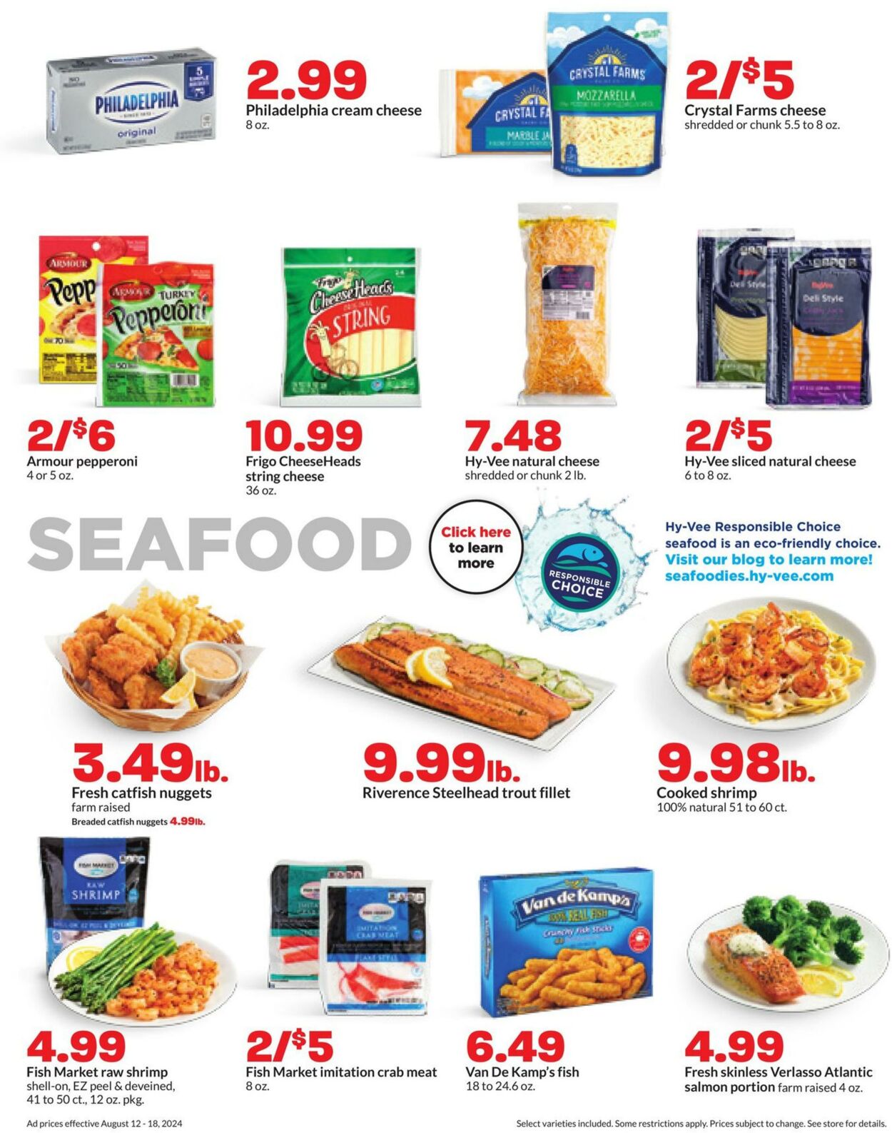 Weekly ad Hy-Vee 08/12/2024 - 08/18/2024