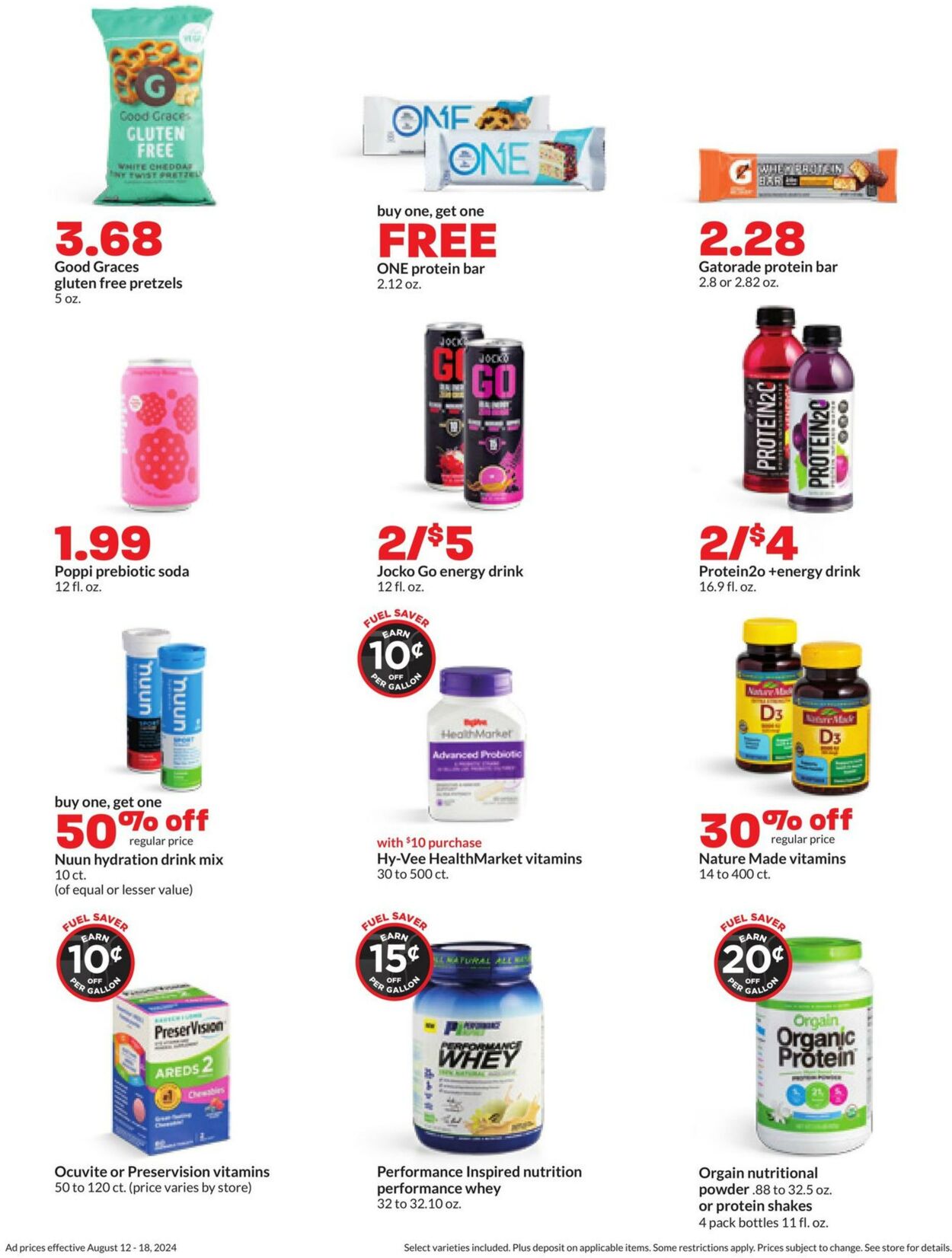 Weekly ad Hy-Vee 08/12/2024 - 08/18/2024