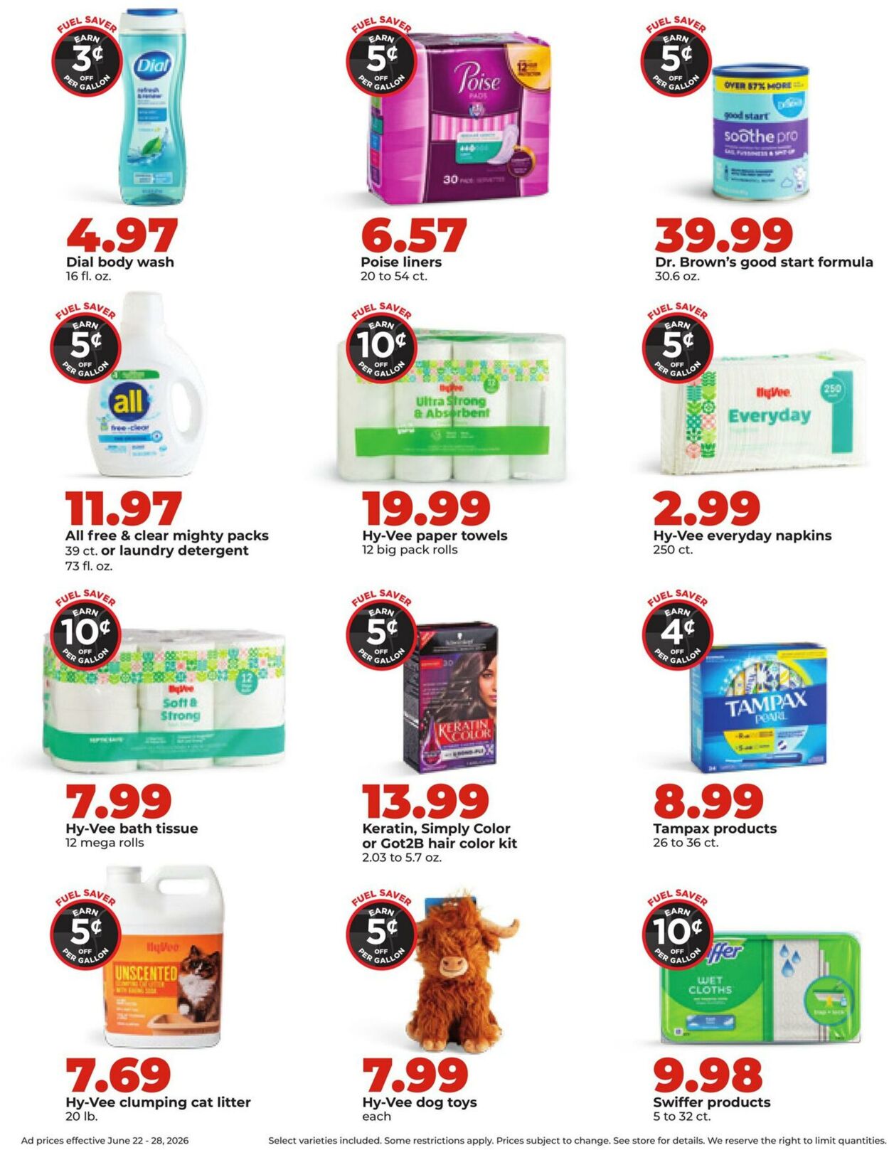 Weekly ad Hy-Vee 06/22/2026 - 06/28/2026