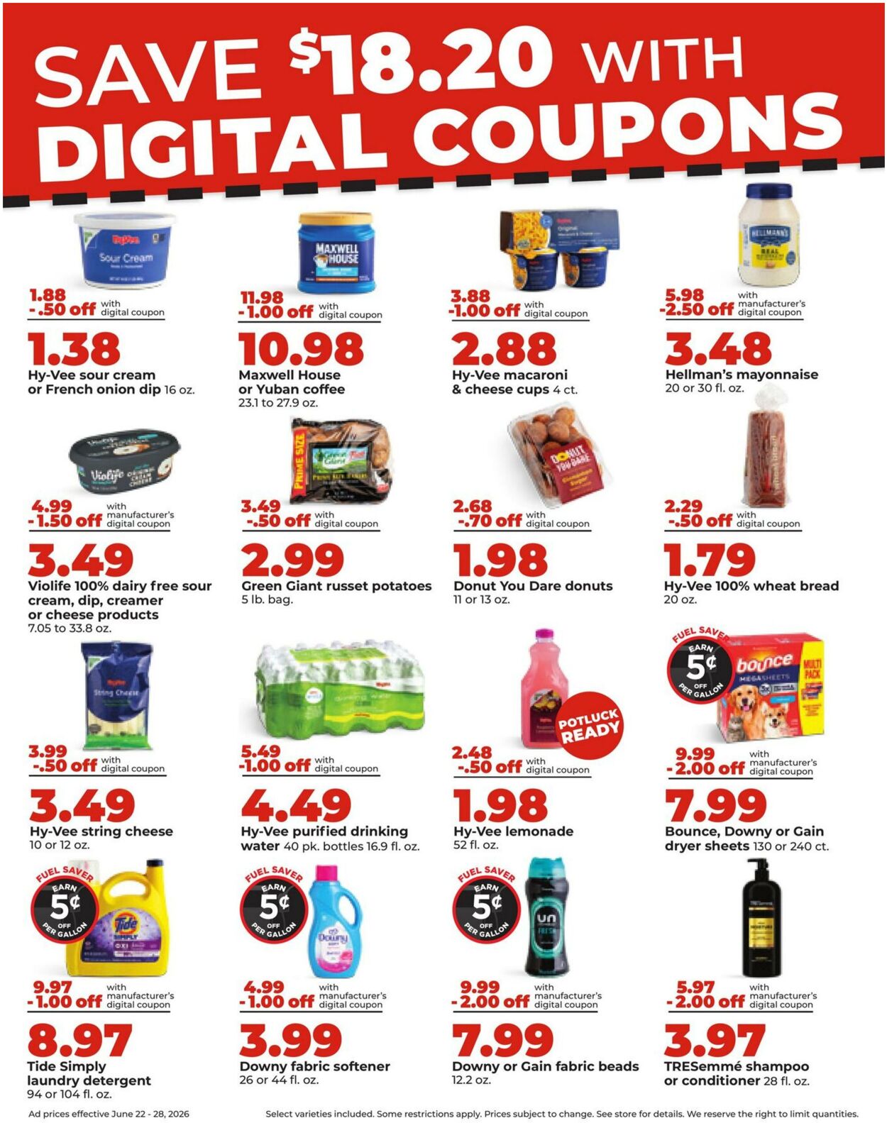 Weekly ad Hy-Vee 06/22/2026 - 06/28/2026