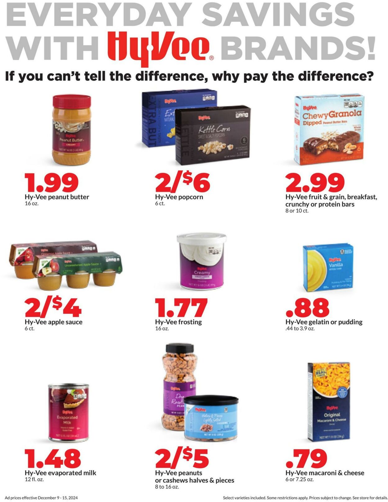 Weekly ad Hy-Vee 12/09/2024 - 12/15/2024