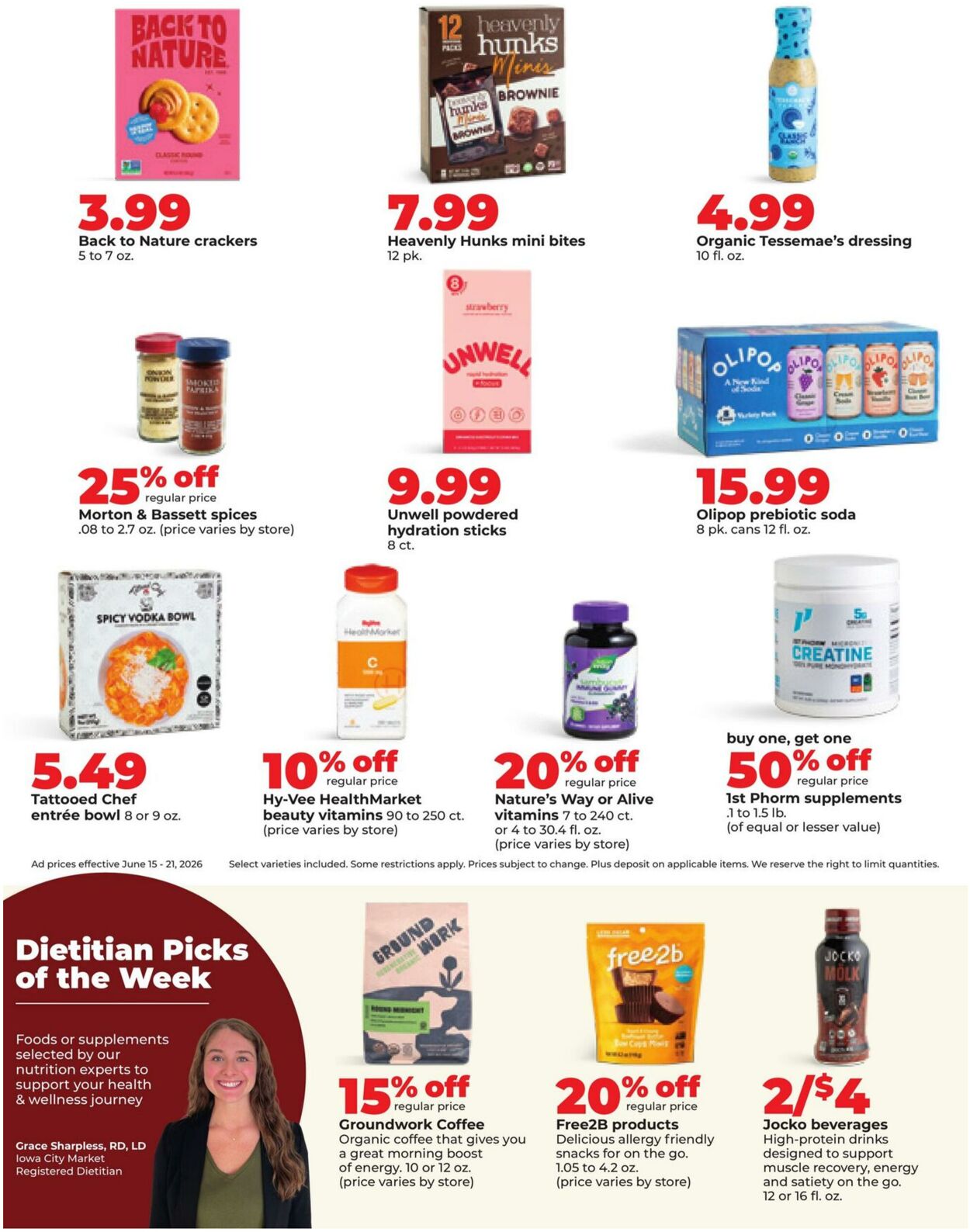 Weekly ad Hy-Vee 06/15/2026 - 06/21/2026