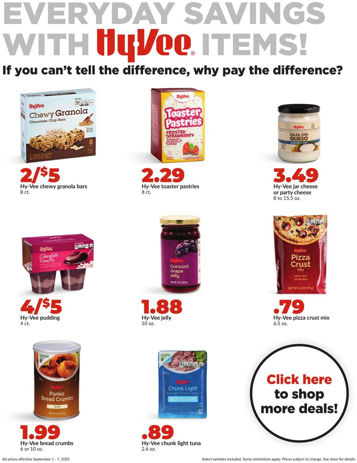 Weekly ad Hy-Vee 09/01/2025 - 09/07/2025