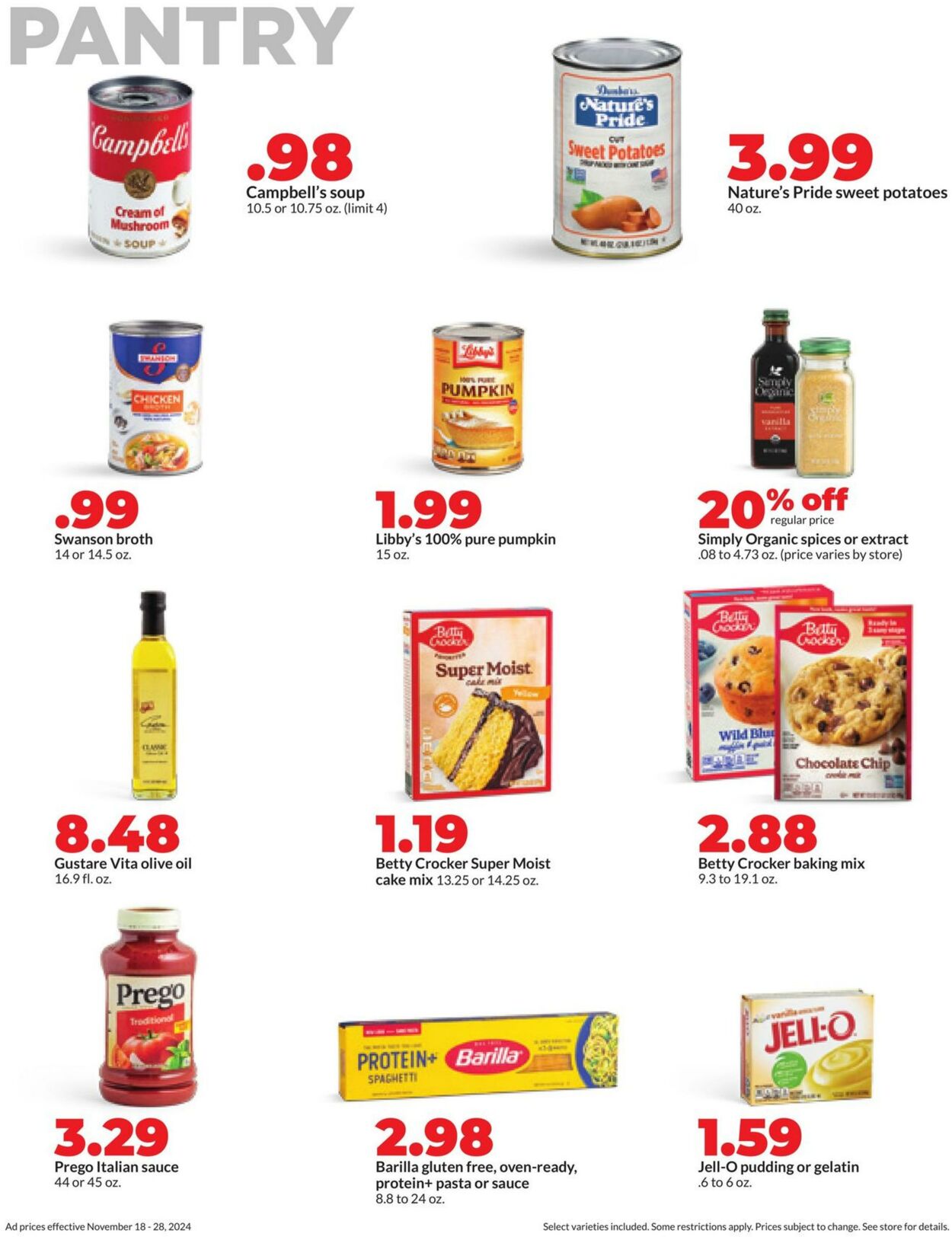 Weekly ad Hy-Vee 11/18/2024 - 11/28/2024