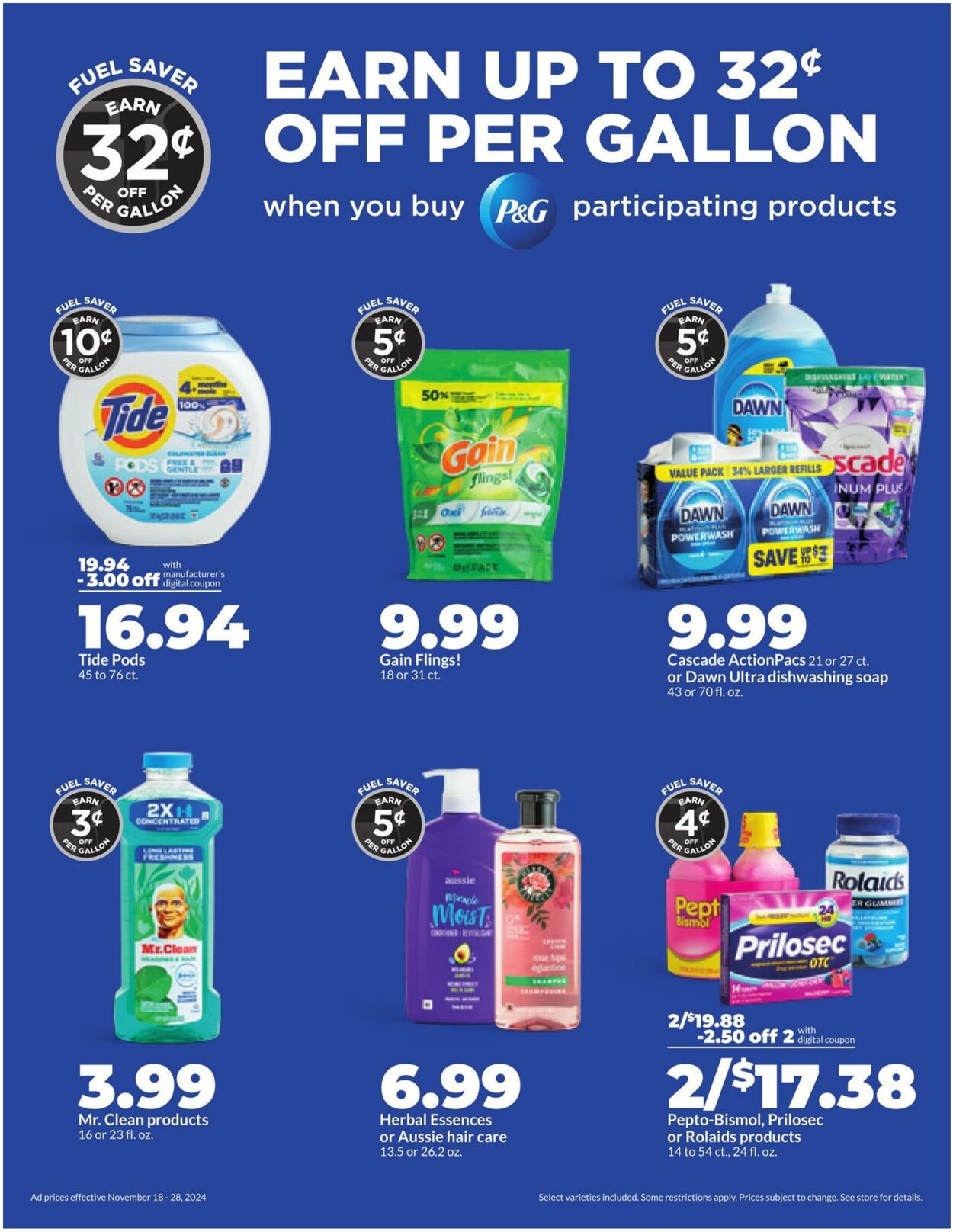 Weekly ad Hy-Vee 11/18/2024 - 11/28/2024