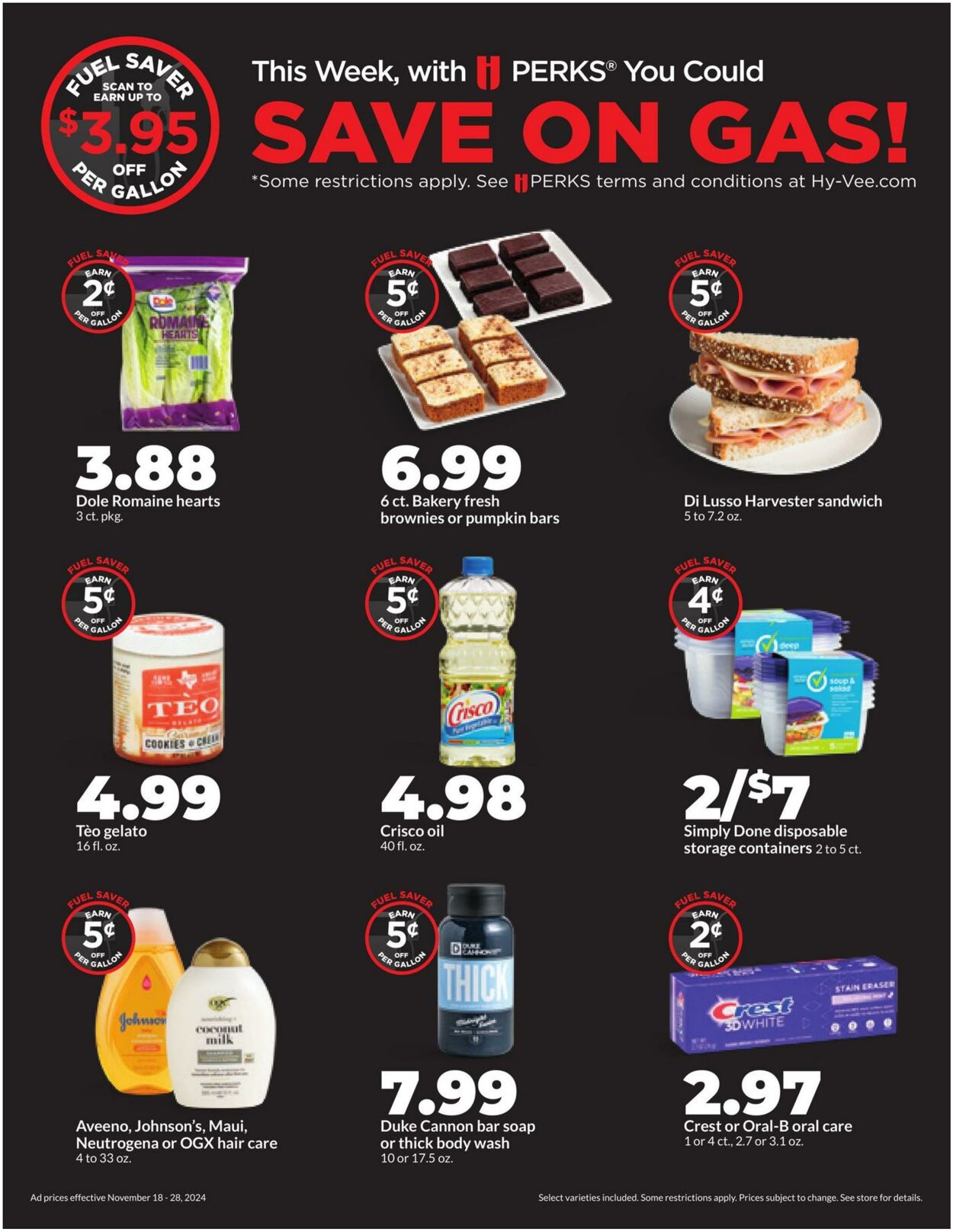 Weekly ad Hy-Vee 11/18/2024 - 11/28/2024