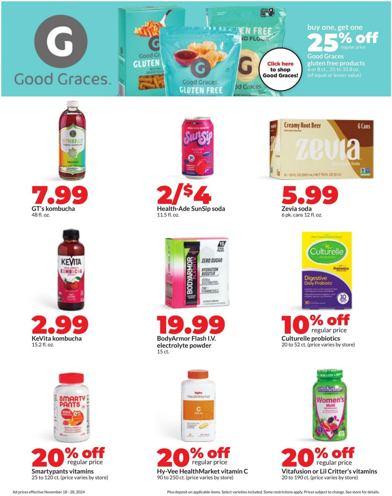 Weekly ad Hy-Vee 11/18/2024 - 11/28/2024