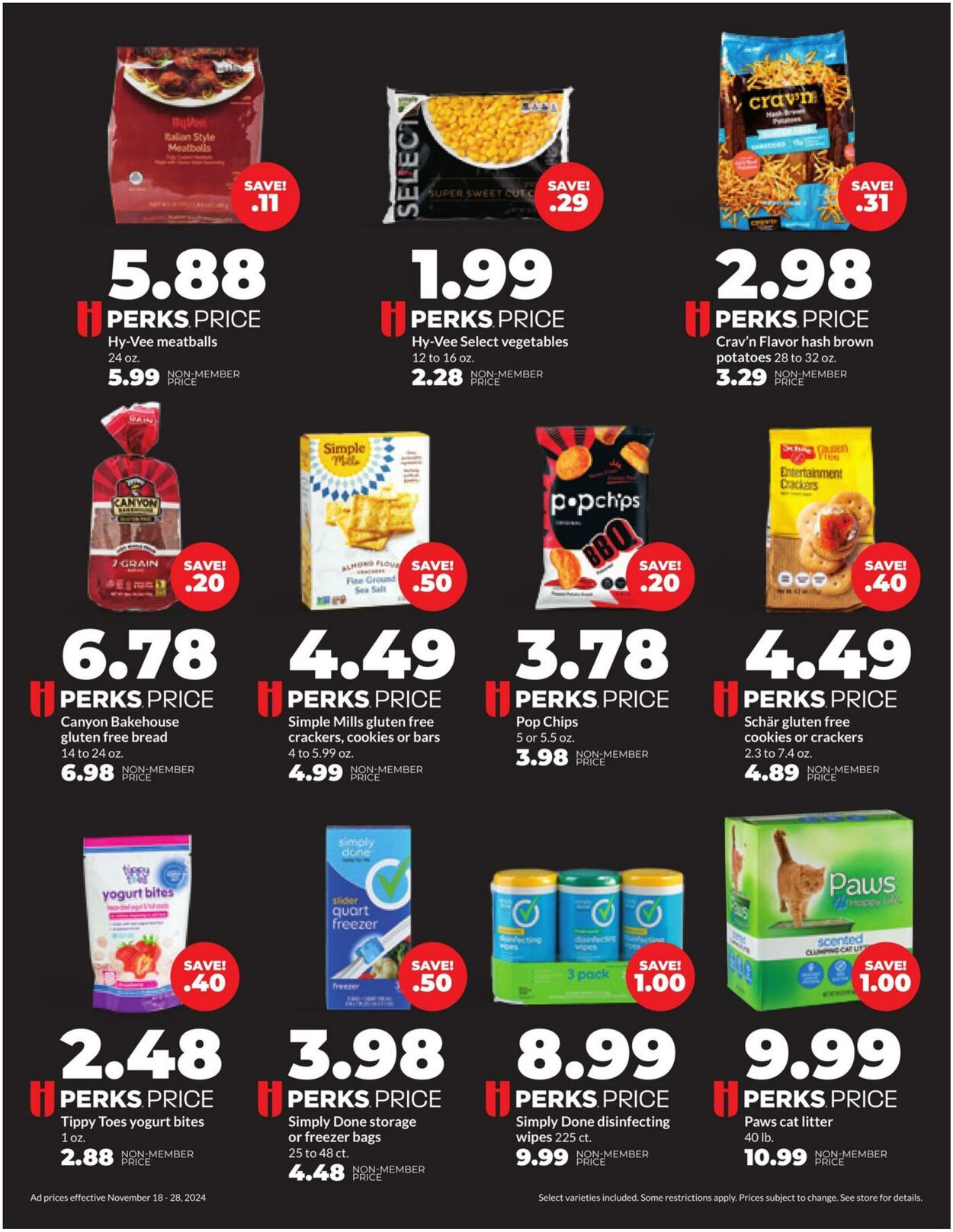 Weekly ad Hy-Vee 11/18/2024 - 11/28/2024